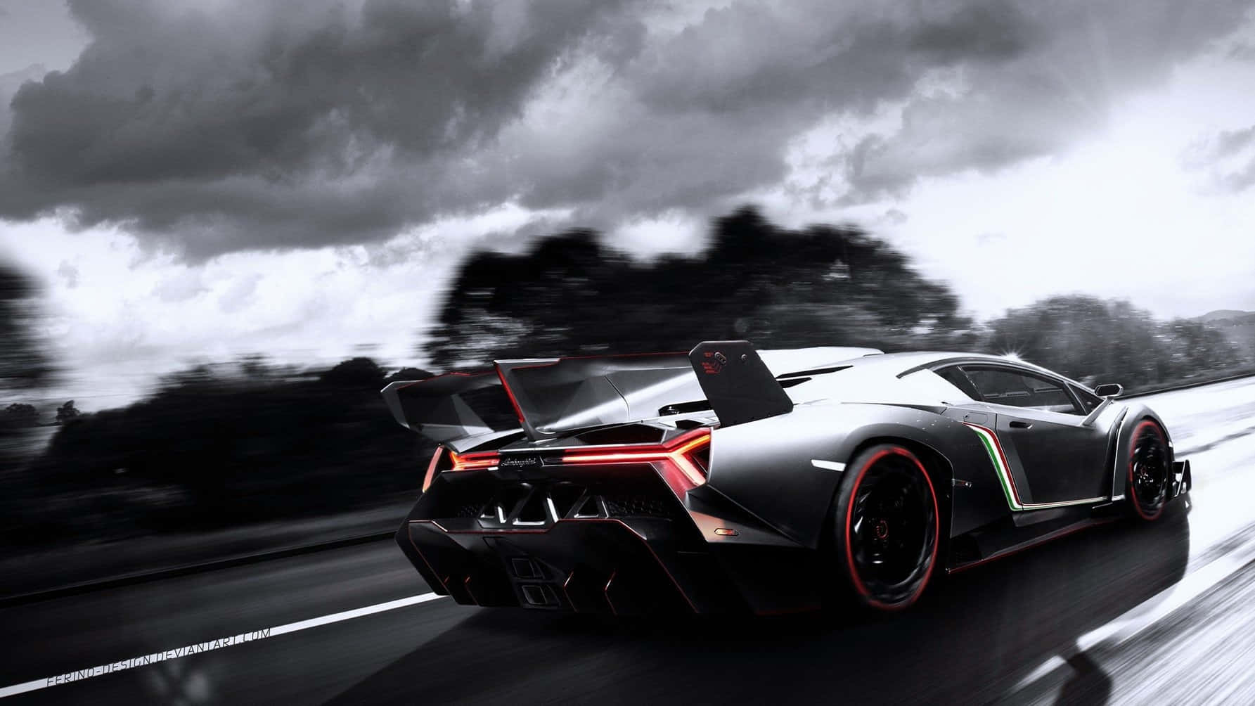 Lamborghini Veneno Live Car Background