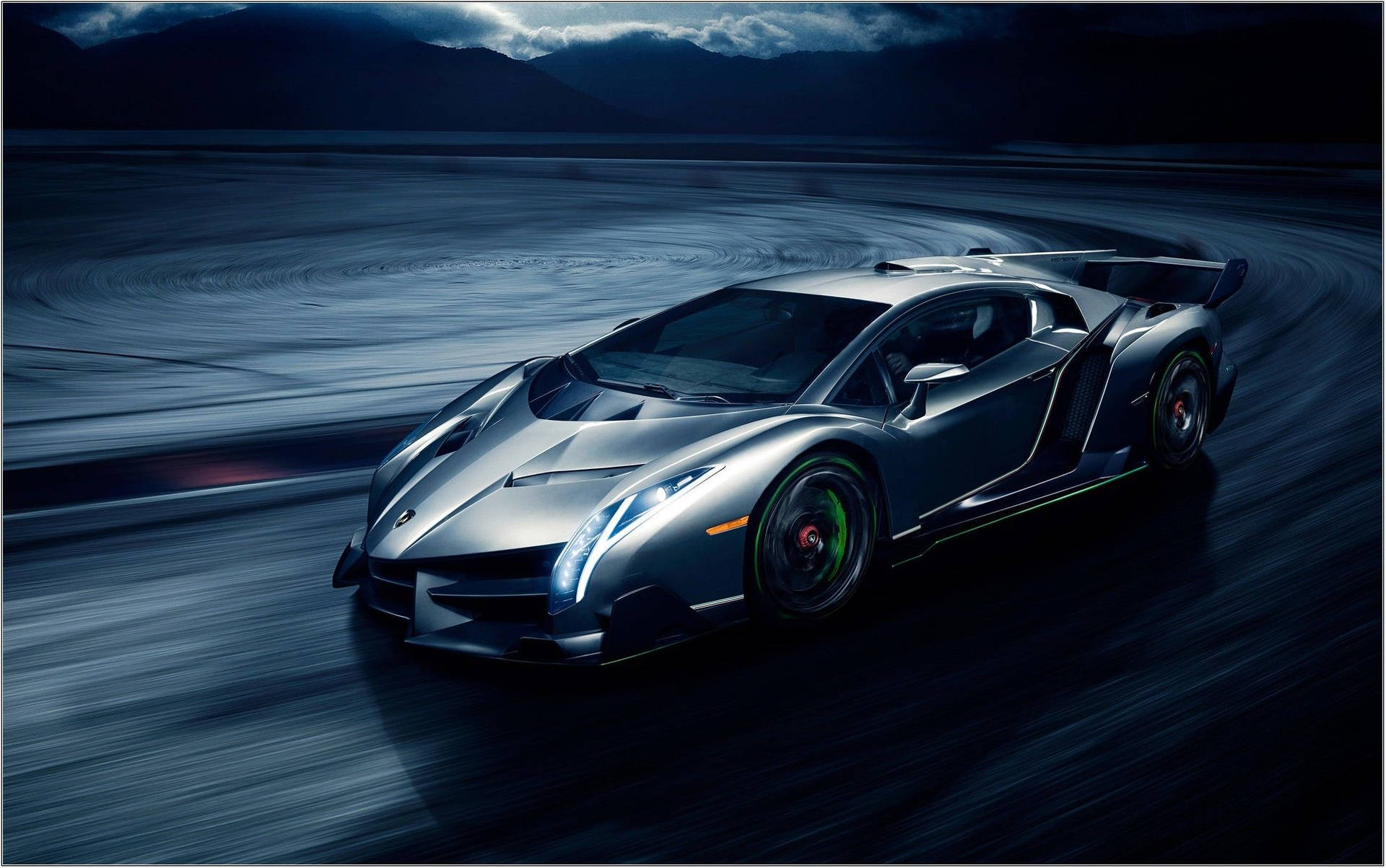 Lamborghini Veneno Supercar Background