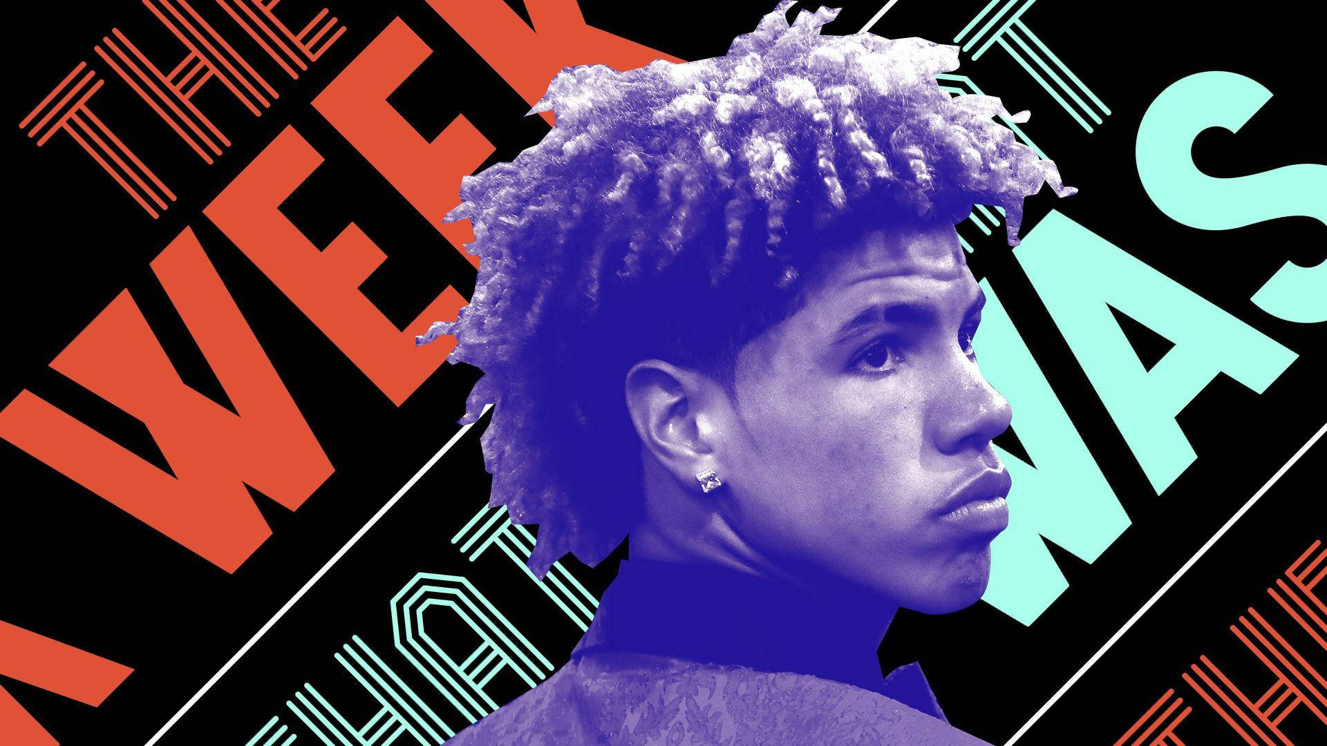 Lamelo Ball In Aesthetic Background
