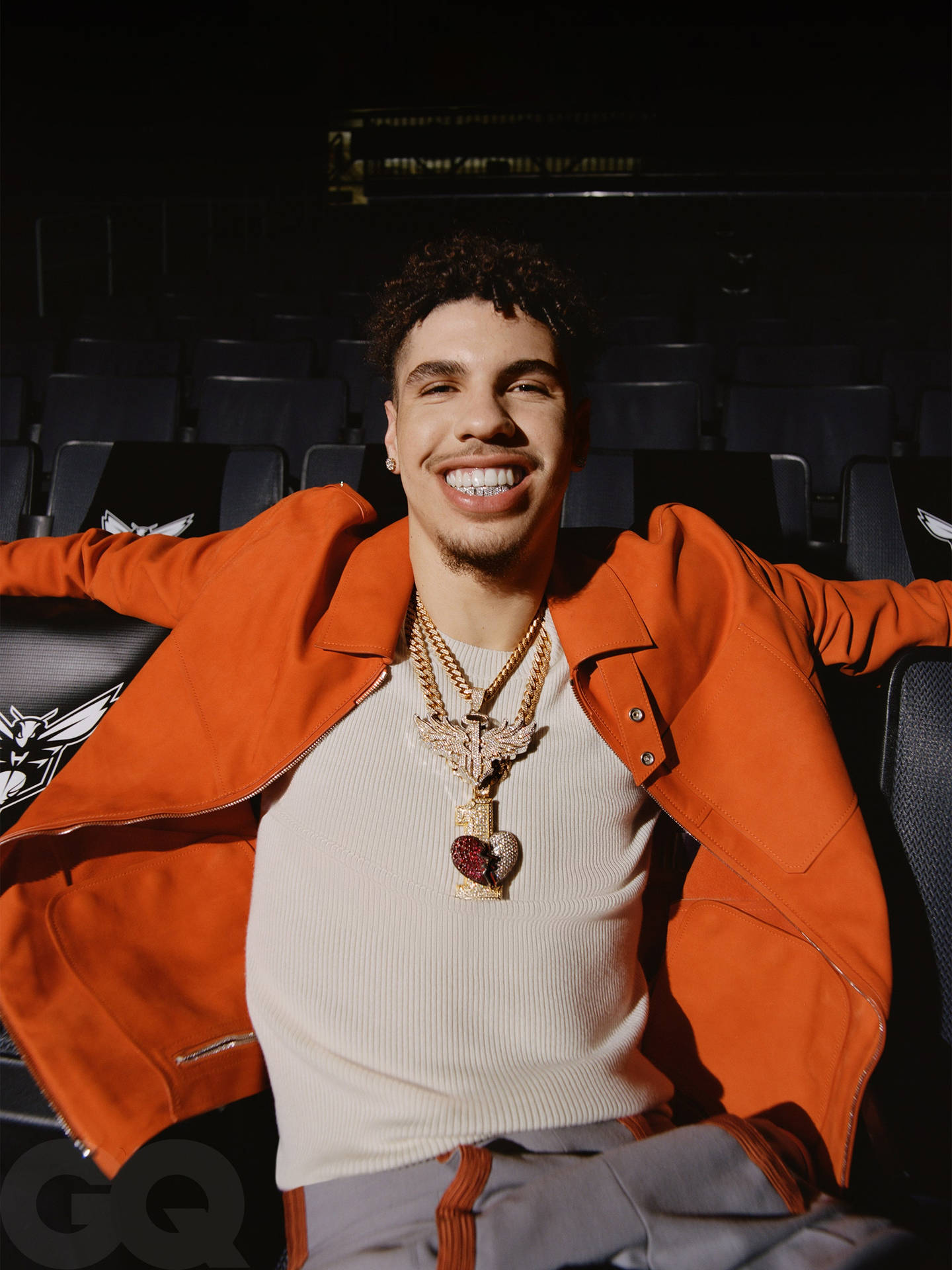 Lamelo Ball In Audience Chair Background