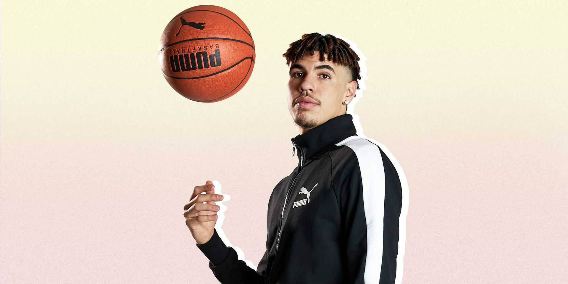Lamelo Ball In Pink Background