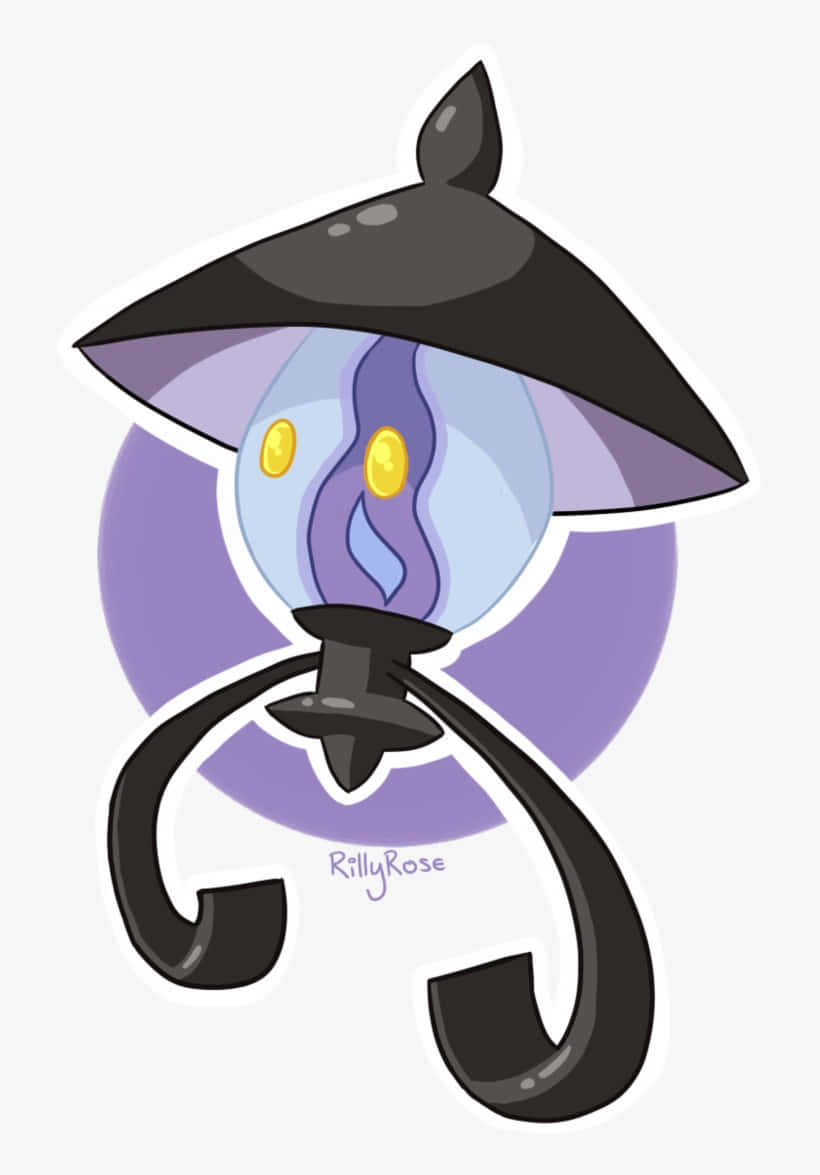 Lampent Glowing In The Night Background