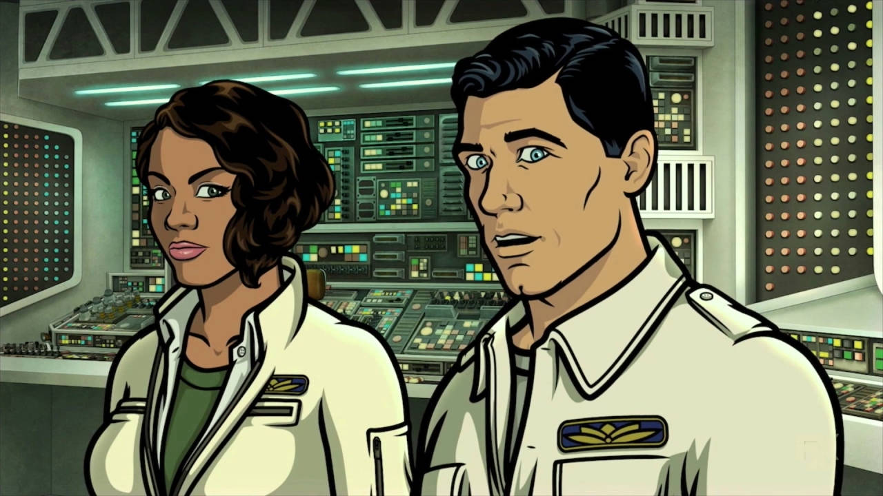 Lana Kane And Sterling Archer Background