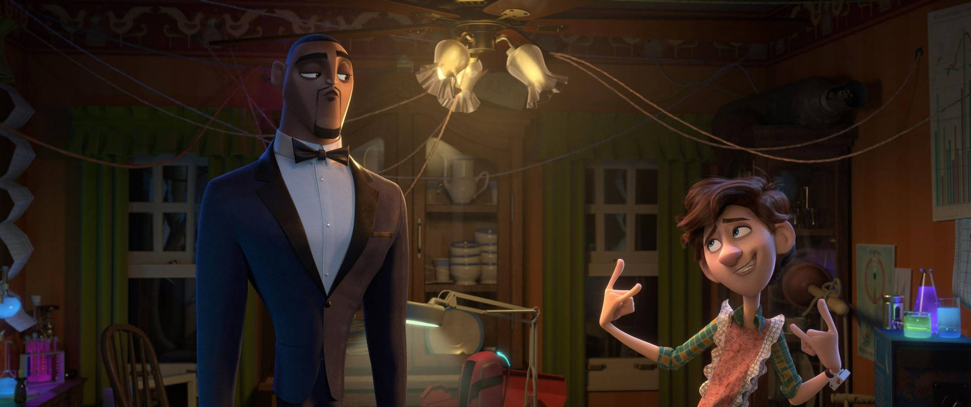 Lance And Walter Spies In Disguise Background