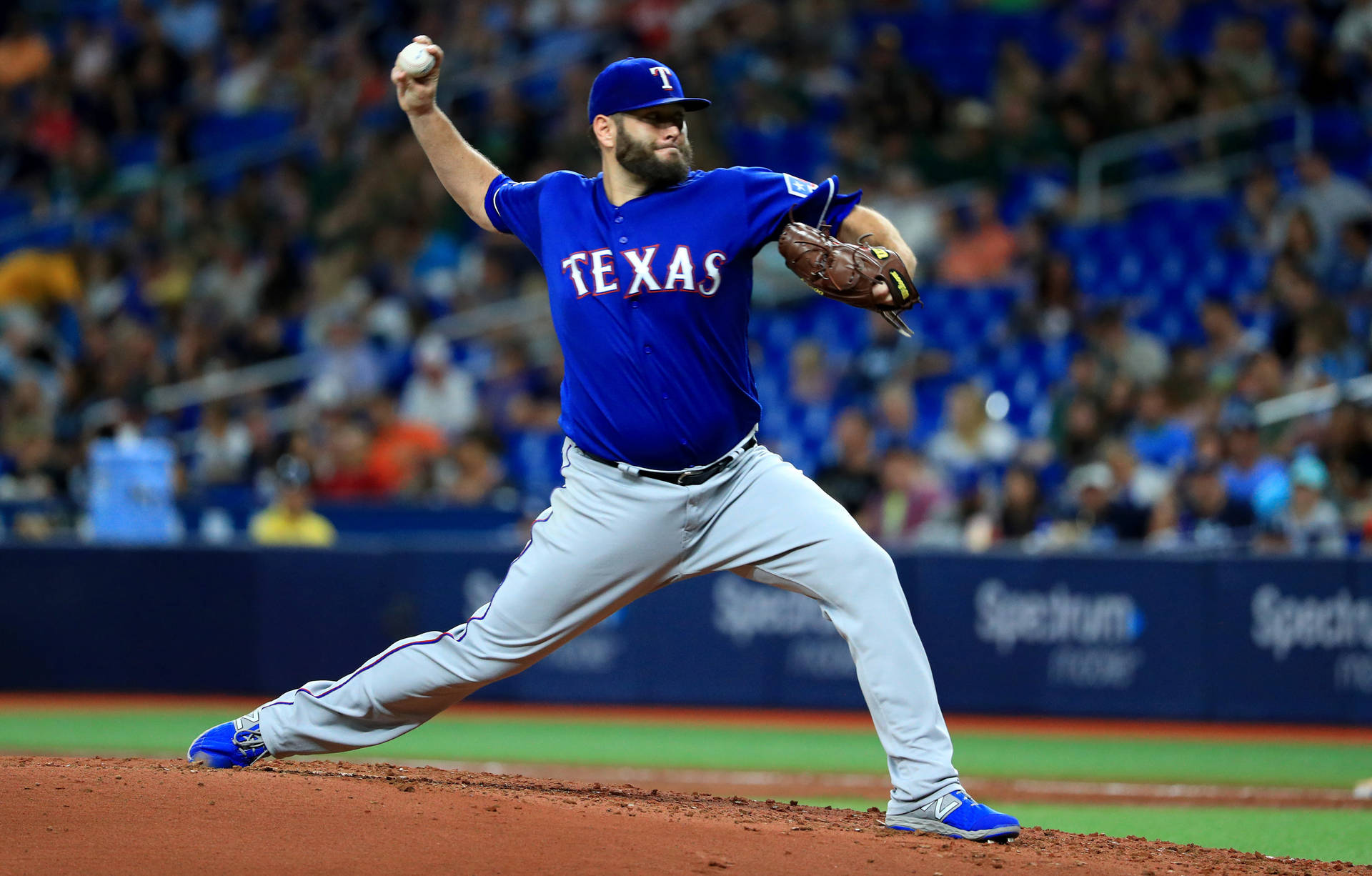 Lance Lynn Dark Blue Background