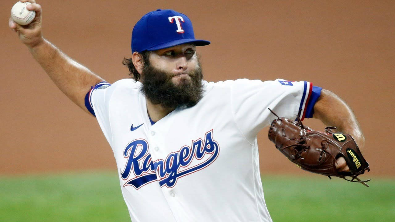 Lance Lynn Rangers Closeup Background