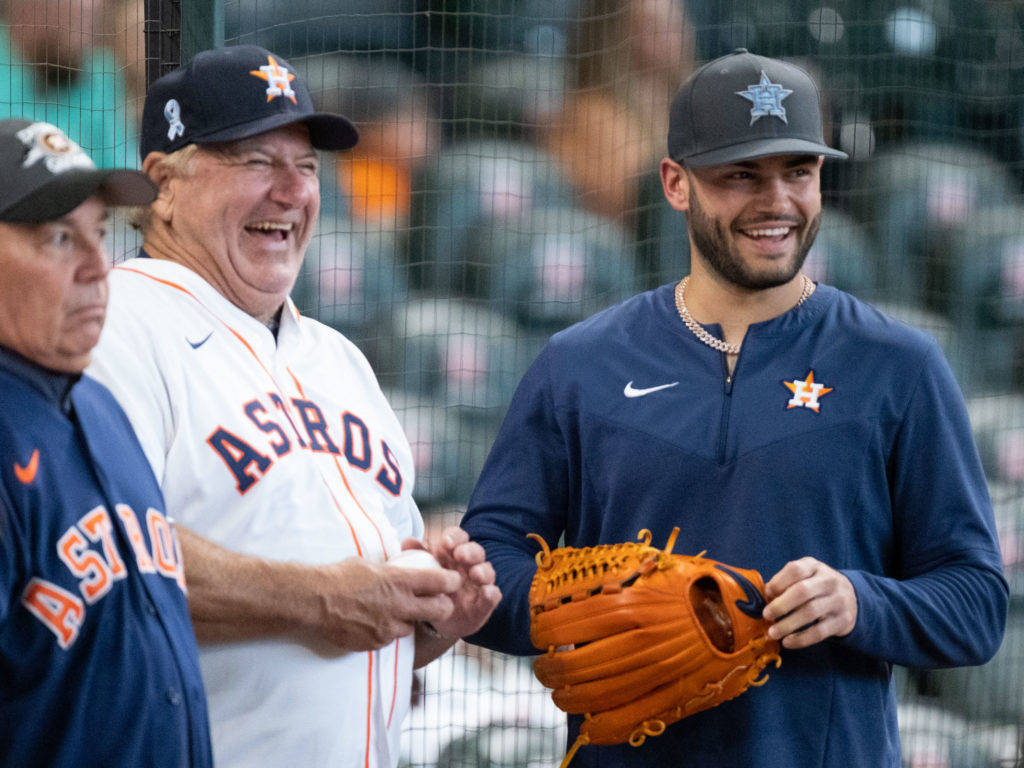 Lance Mccullers Having Fun Background