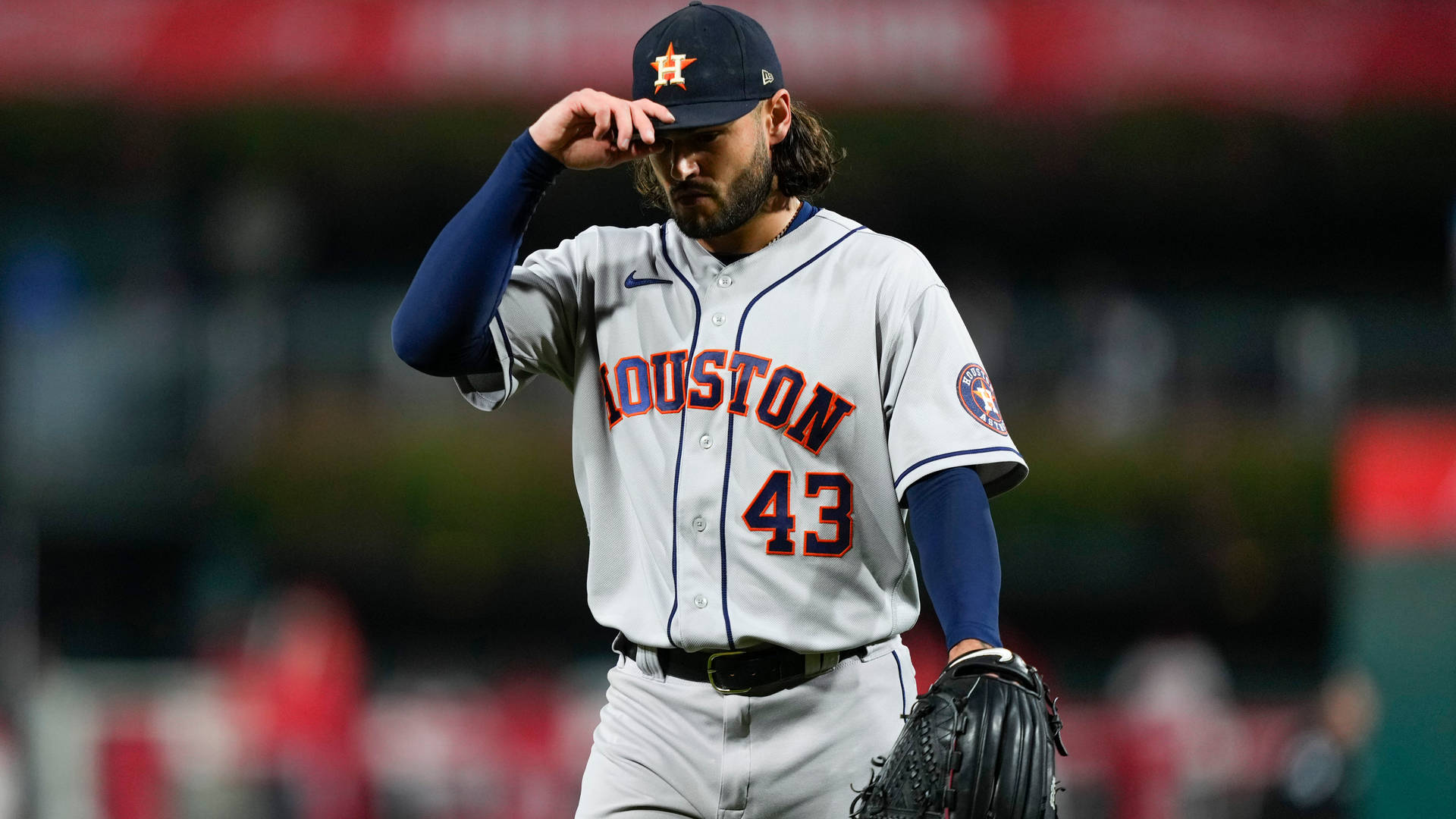 Lance Mccullers Holds Hat