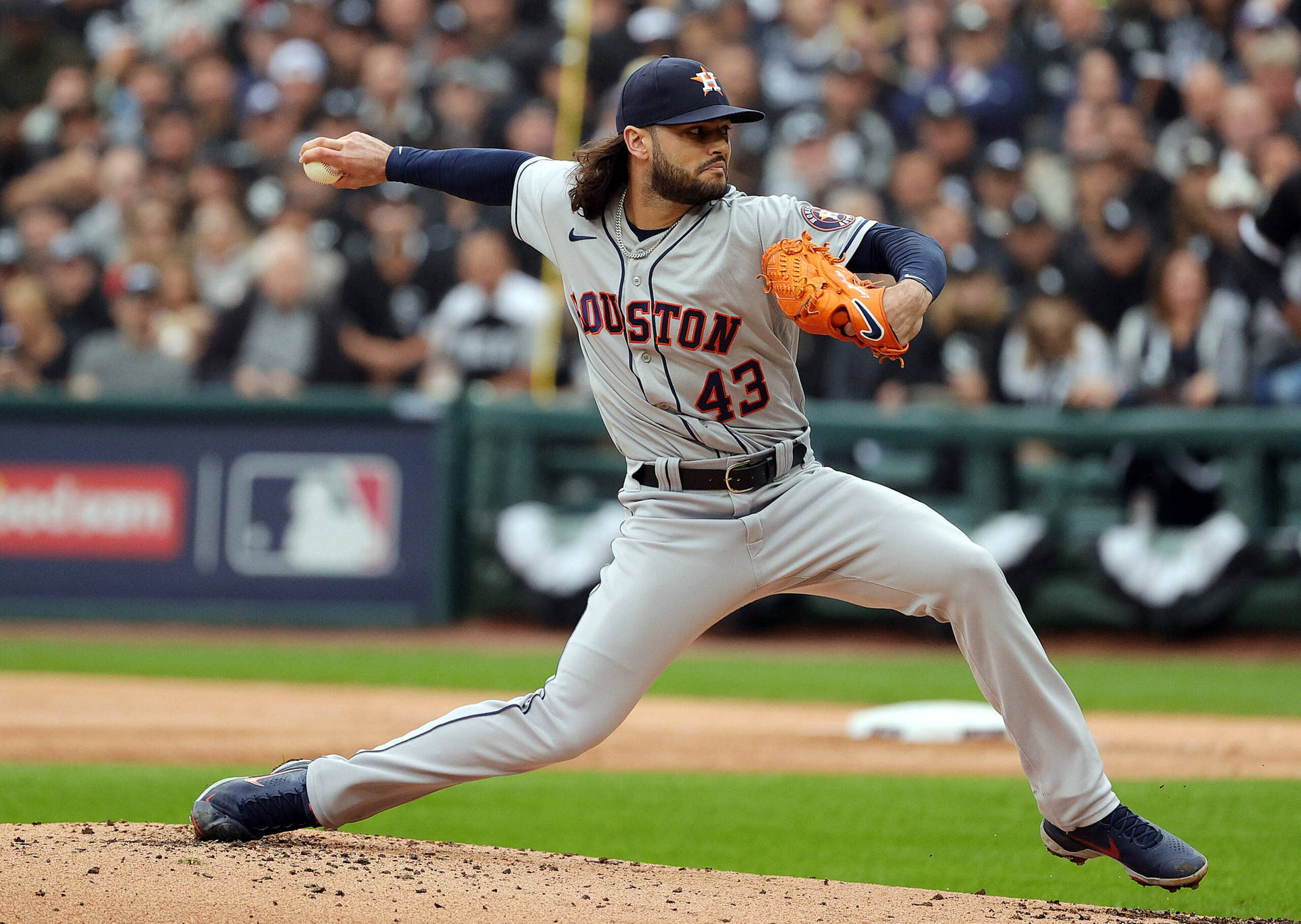 Lance Mccullers Orange Gloves Background