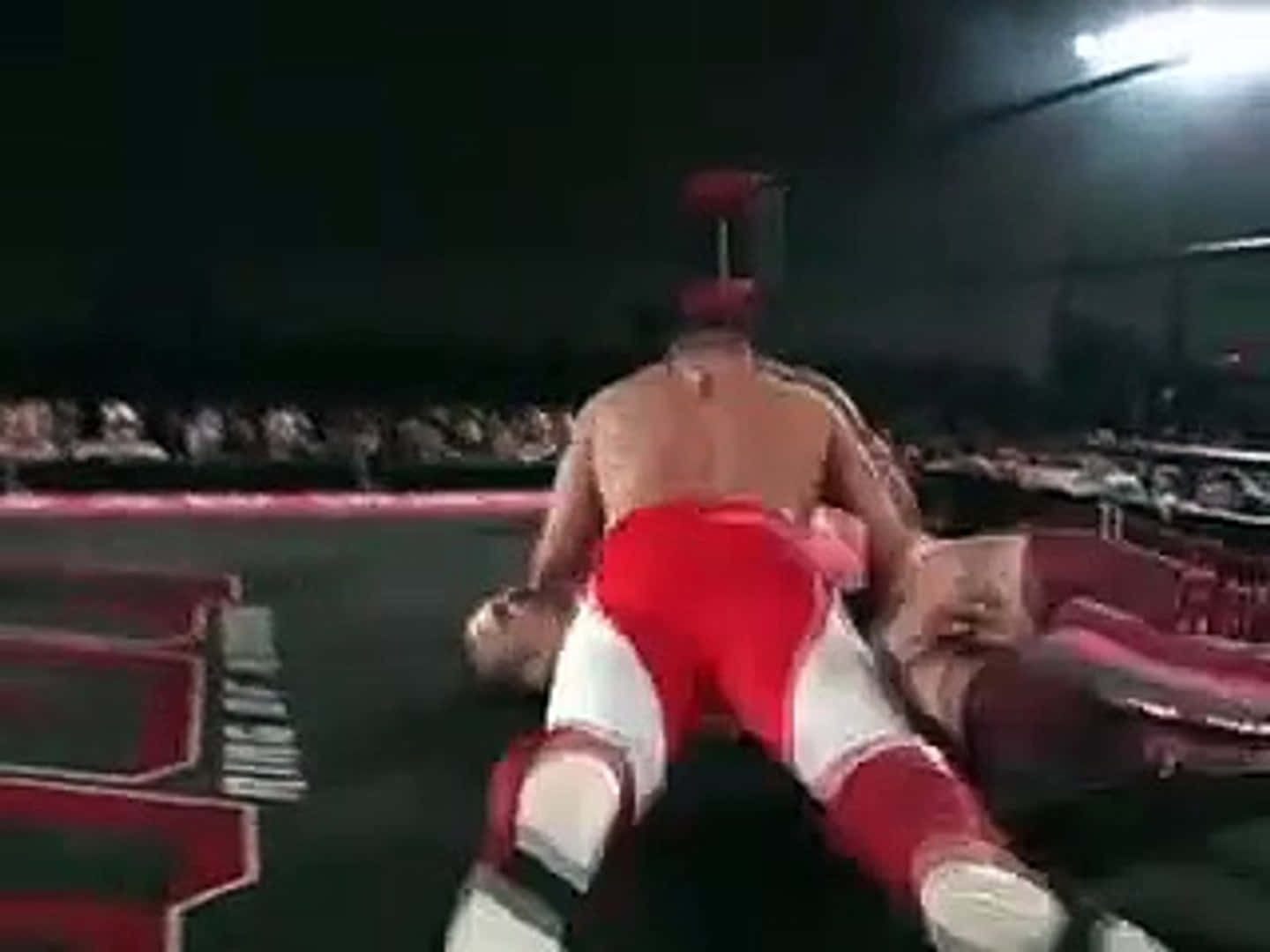 Lance Storm In Action Against Byan Danielson Background