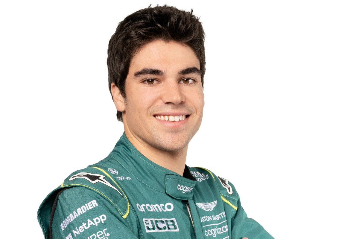 Lance Stroll White Background Background