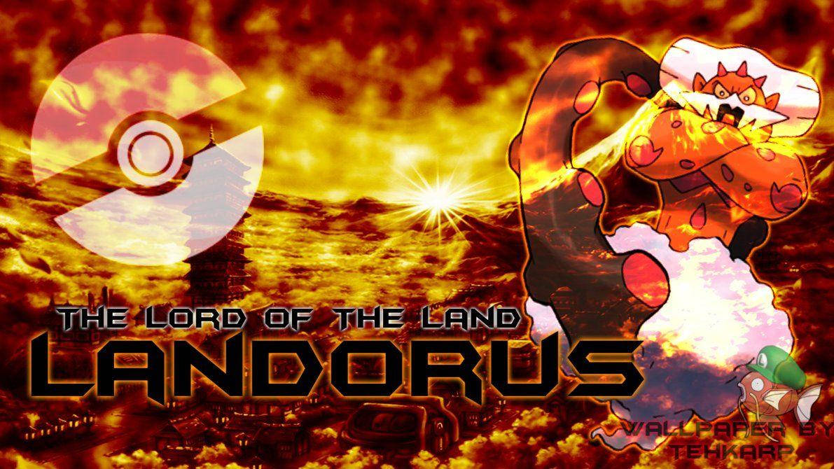 Landorus Fanart Legendary Background