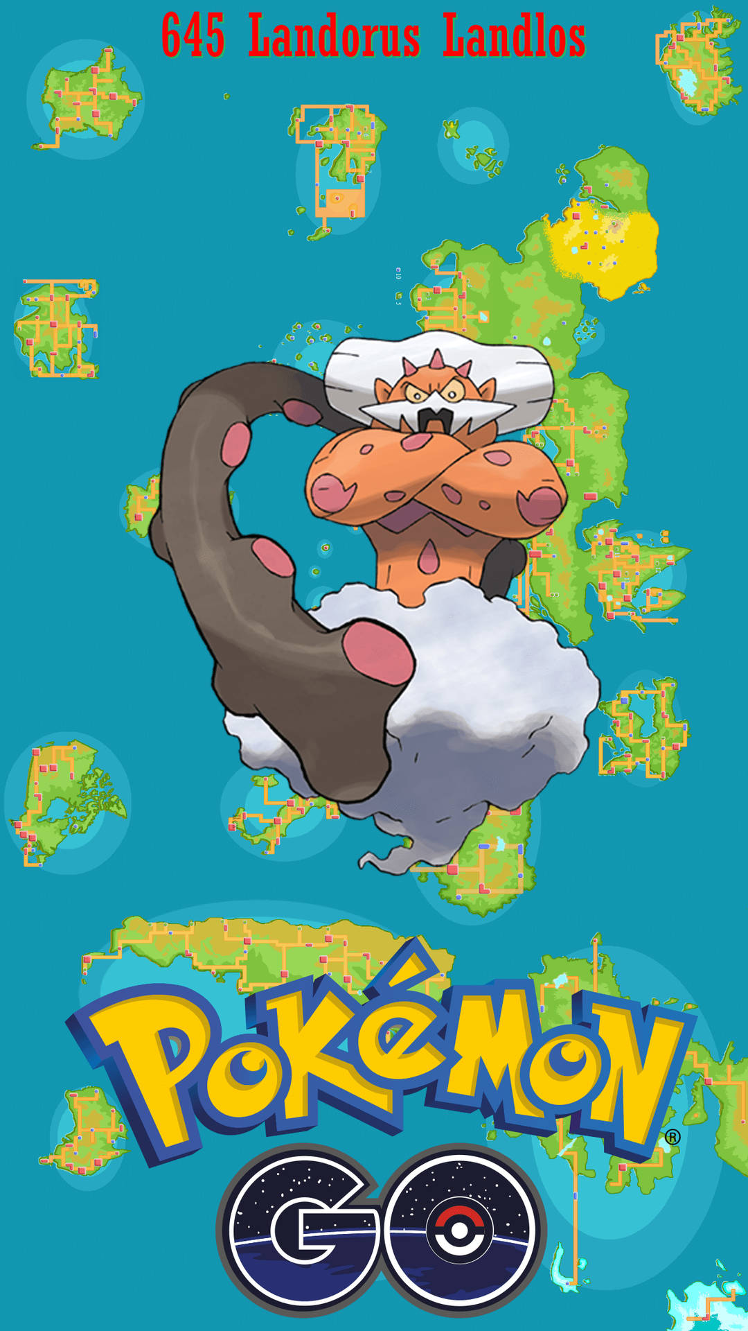 Landorus Pokemon Go Phone Background