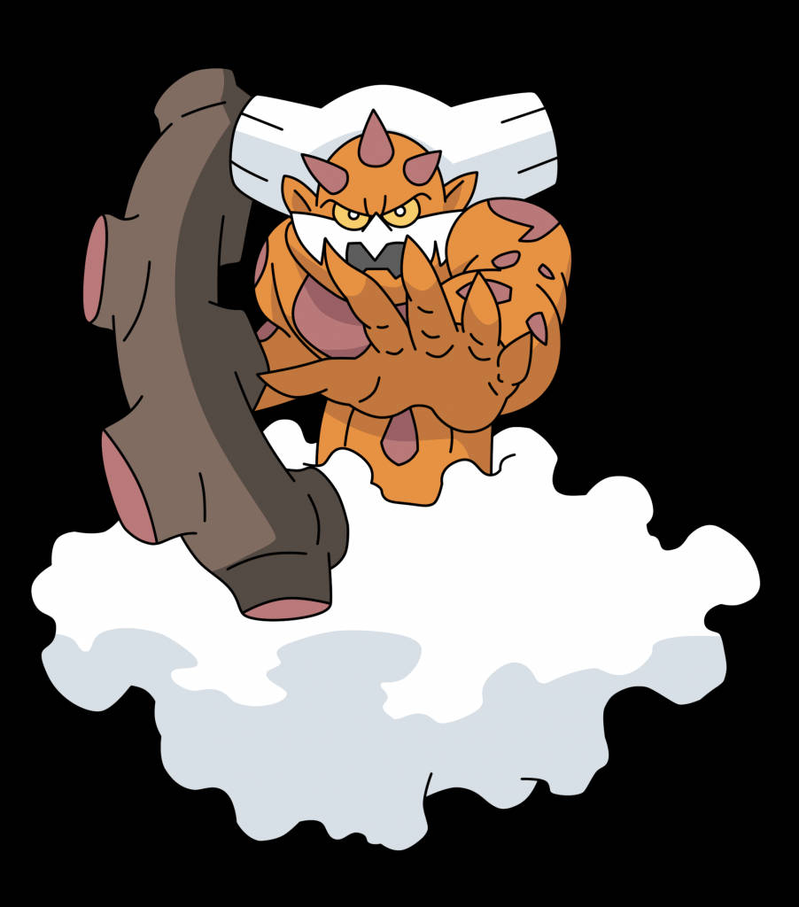 Landorus Reaching Out Background