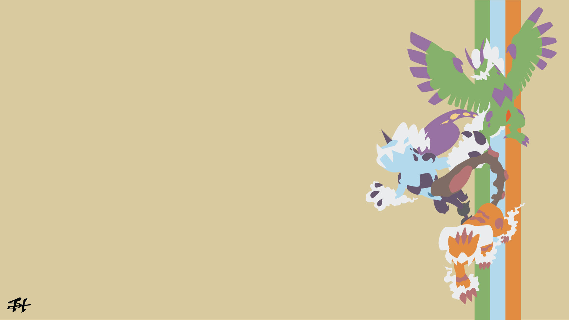 Landorus, Thundurus, Tornadus Minimalist