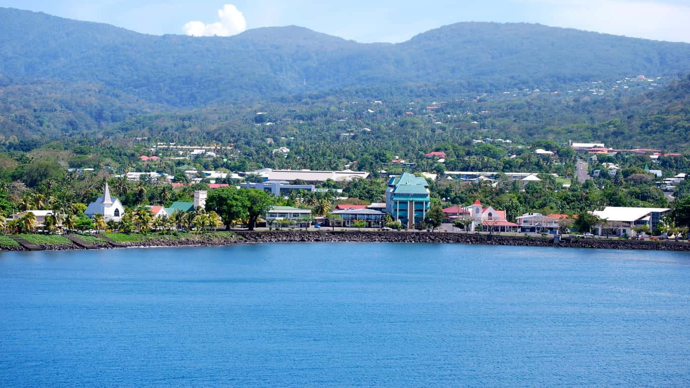 Landscape In Apia Background