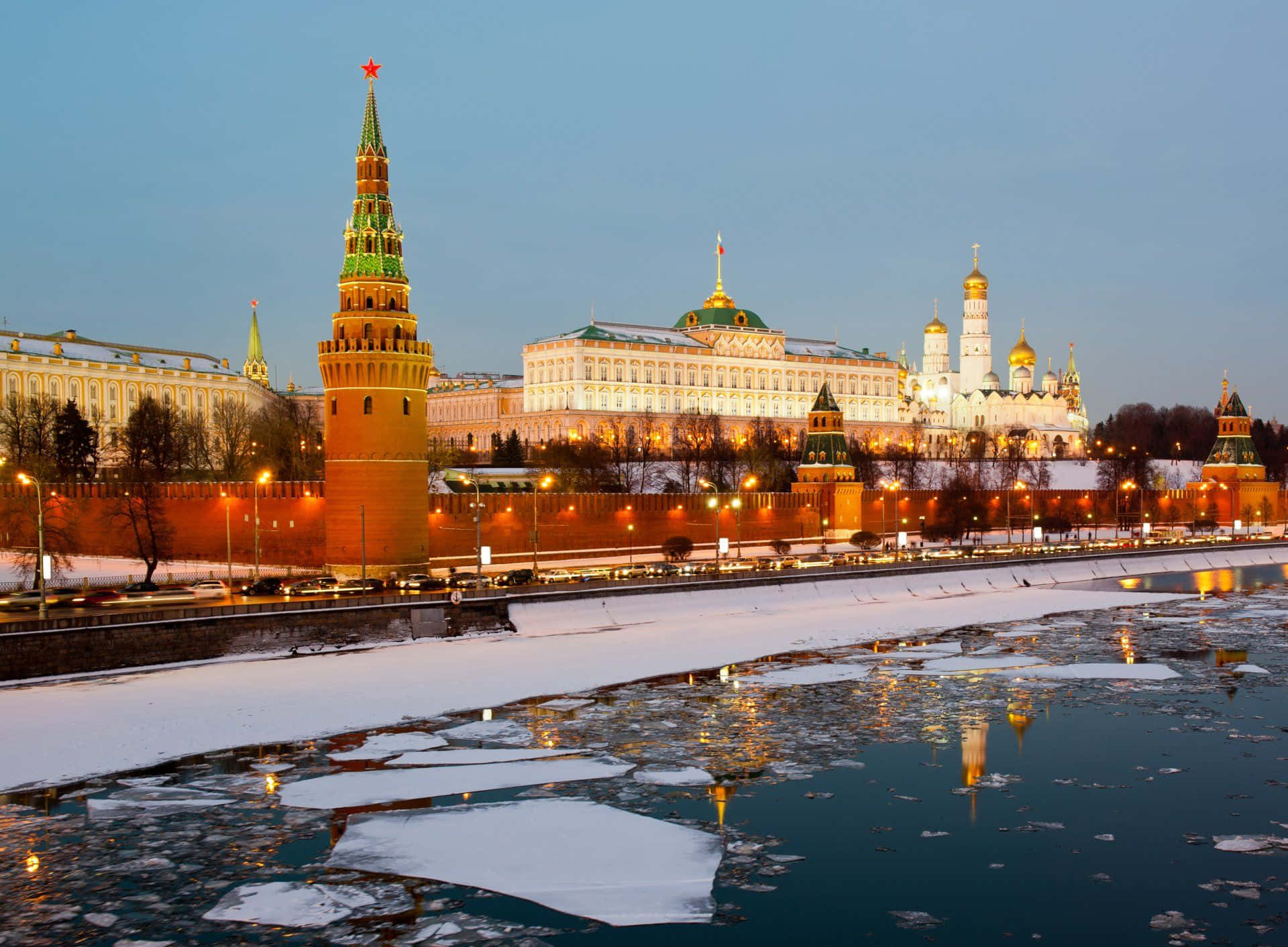 Landscape Of Kremlin Background