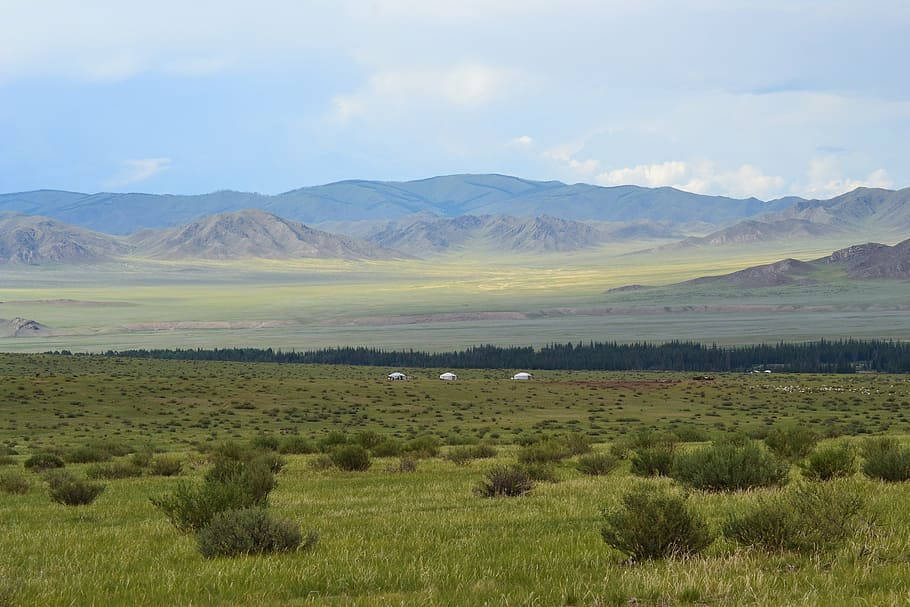 Landscape Of The Mongolias Background