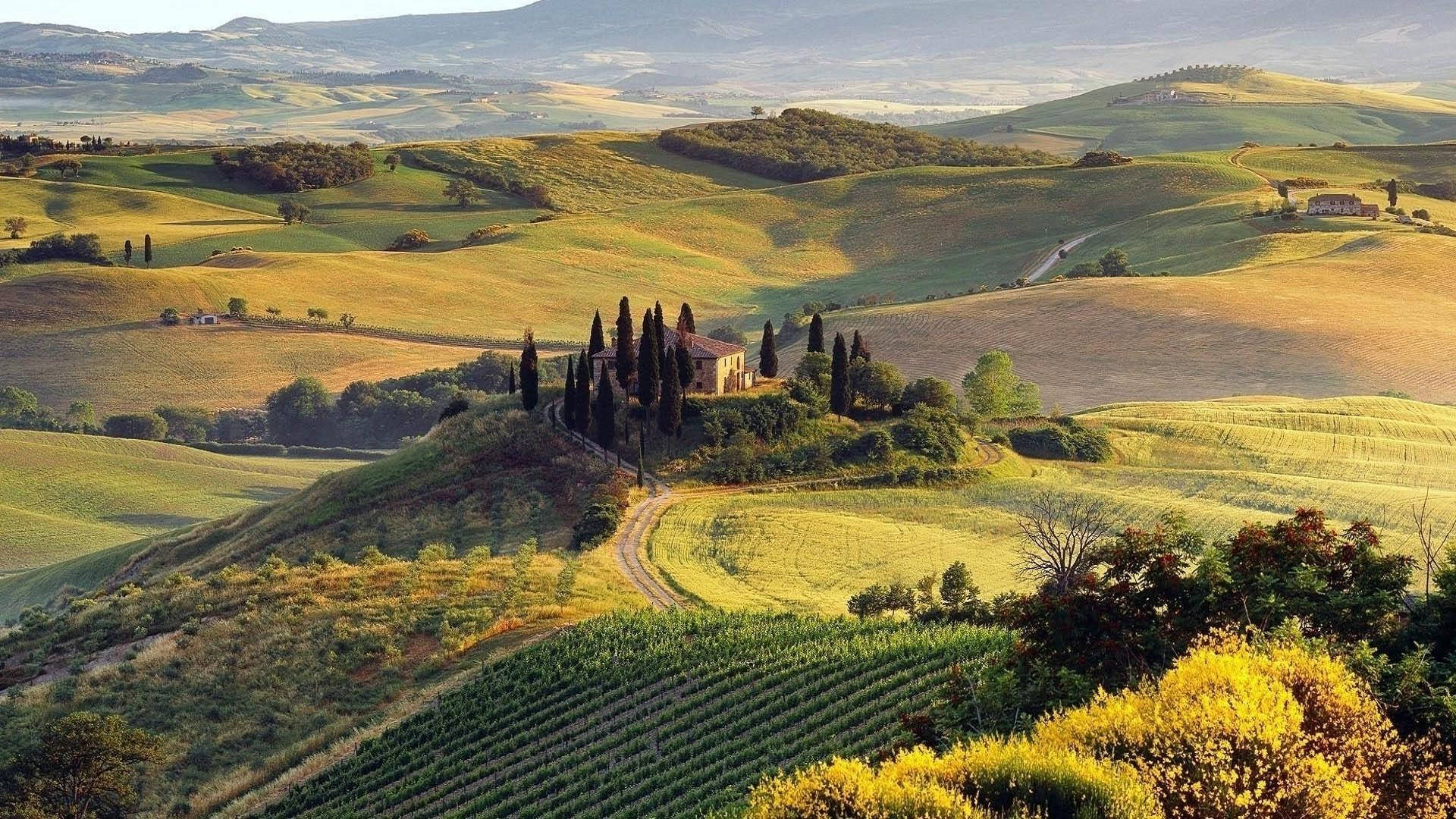 Landscape Of Tuscany Italy Painting