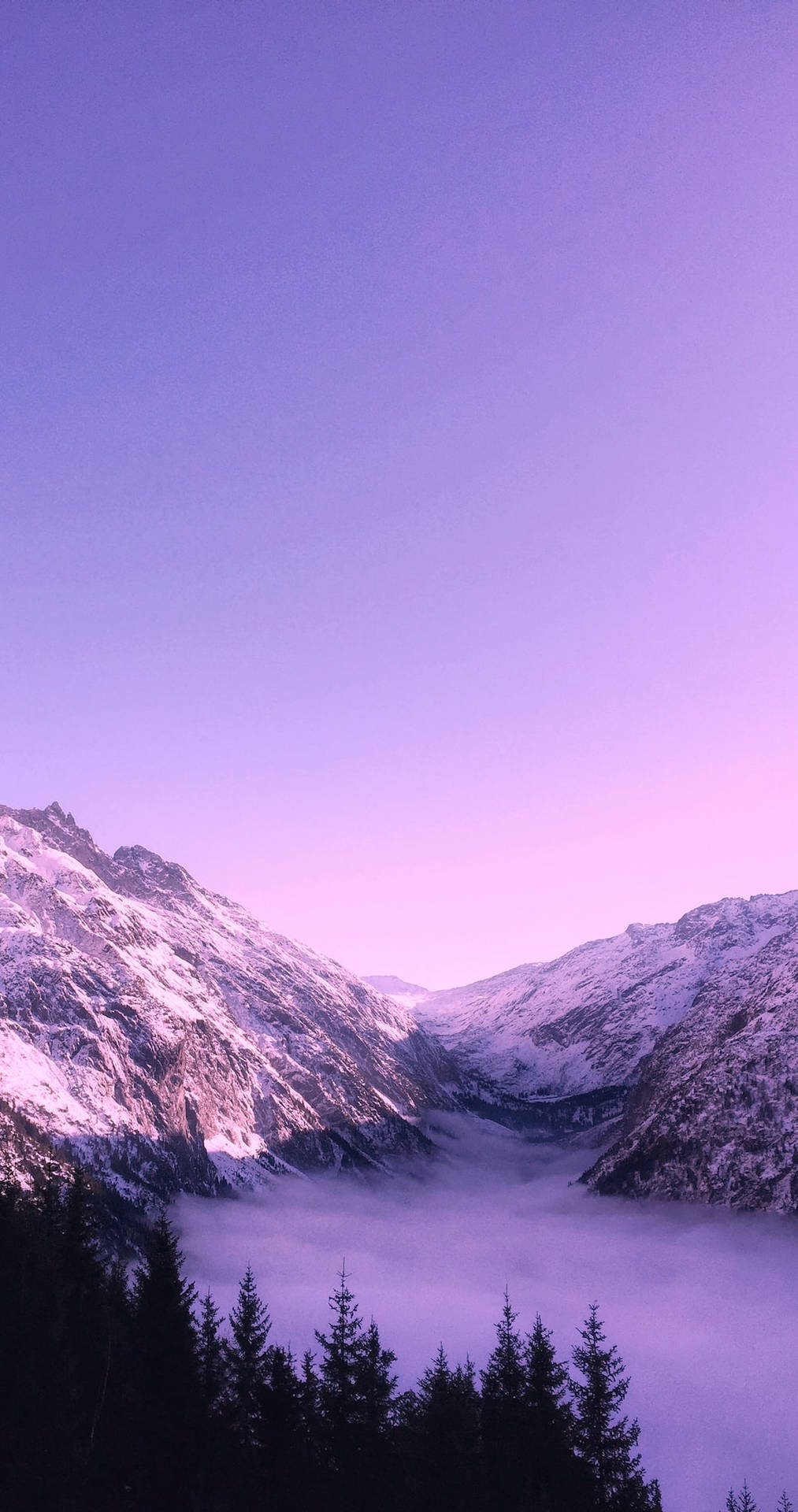 Landscape Purple Iphone Background