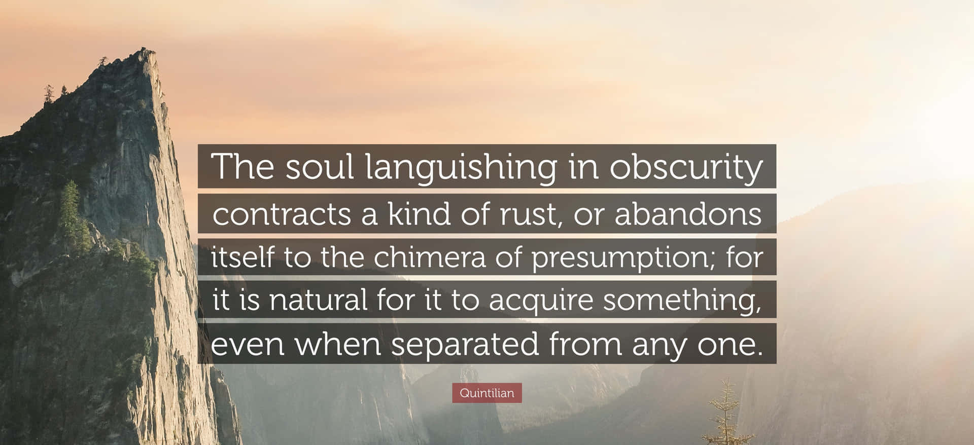 Languishing Quote By Quintilian Background