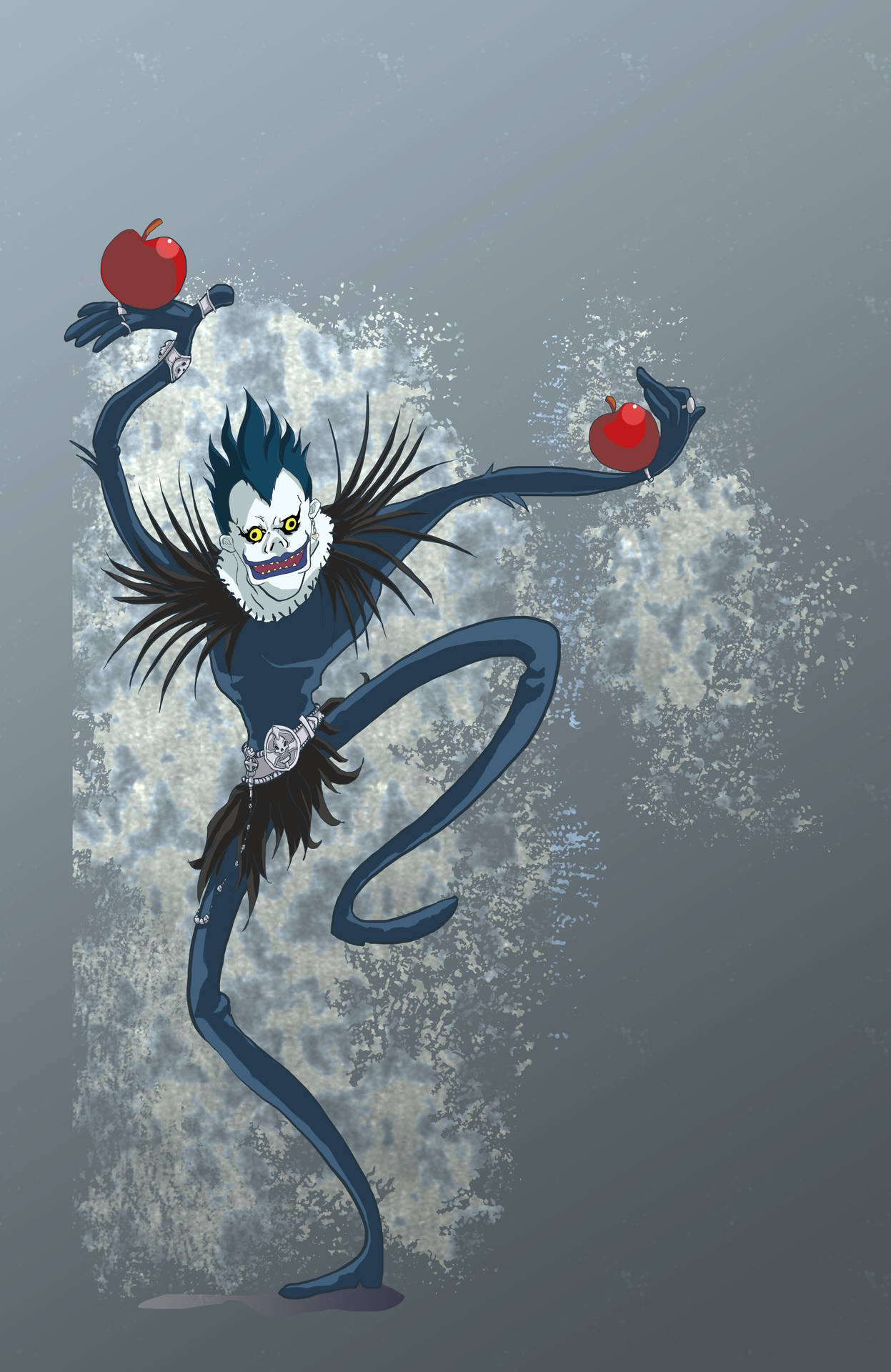 Lanky Drawing Of Ryuk Death Note Iphone Background