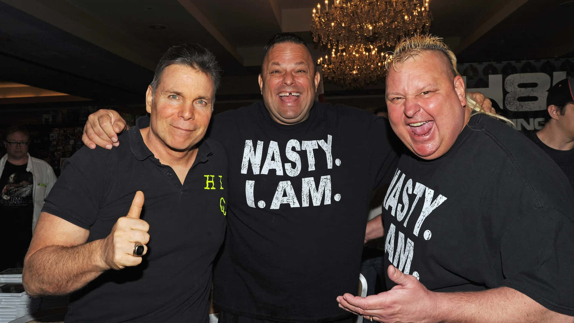 Lanny Poffo Thumbs Up Background