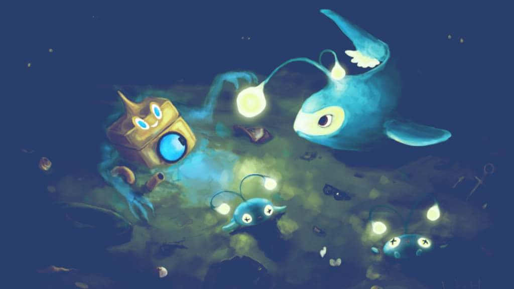 Lanturn And Chinchou Underwater