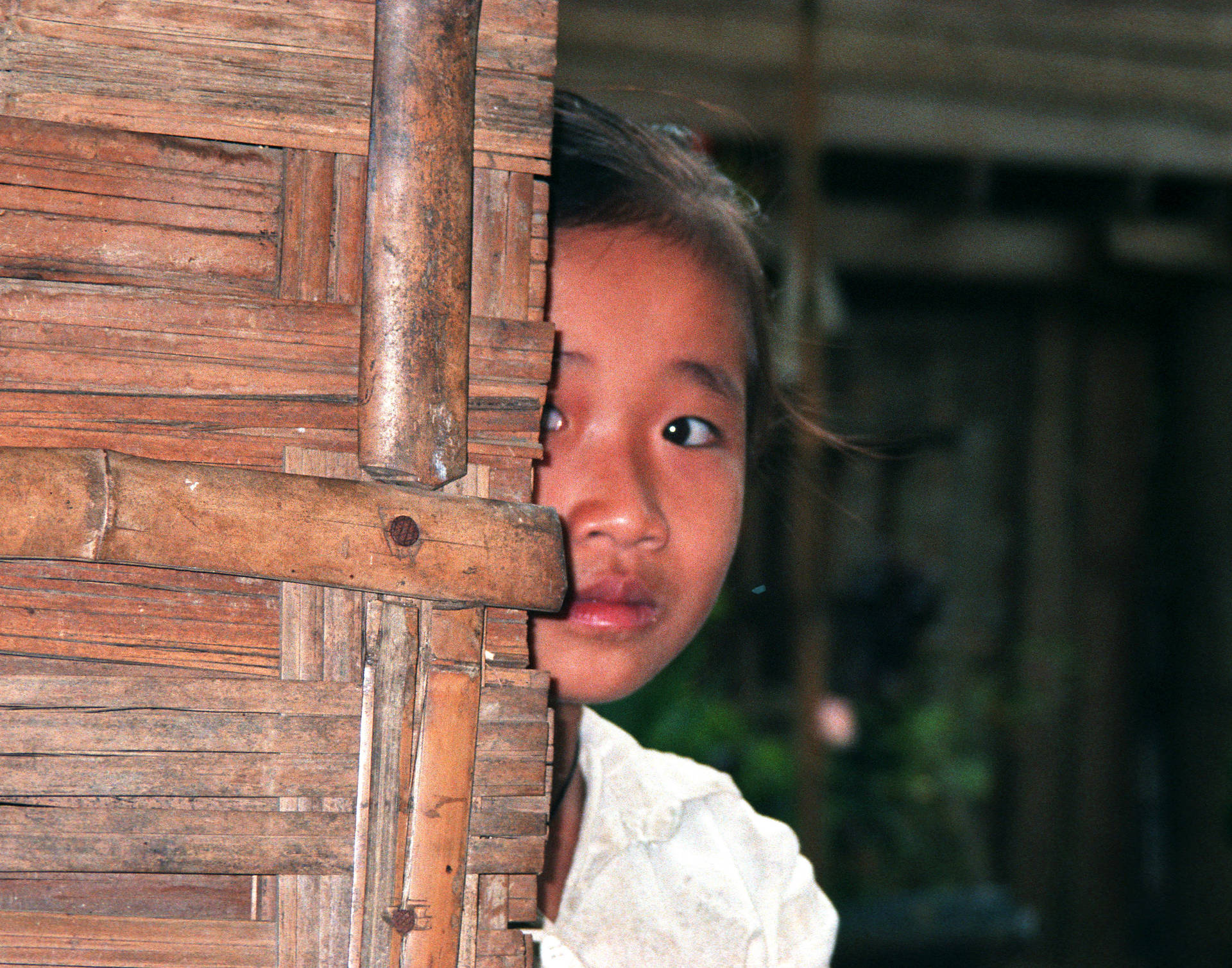 Laos Nam Khan Local Girl Background