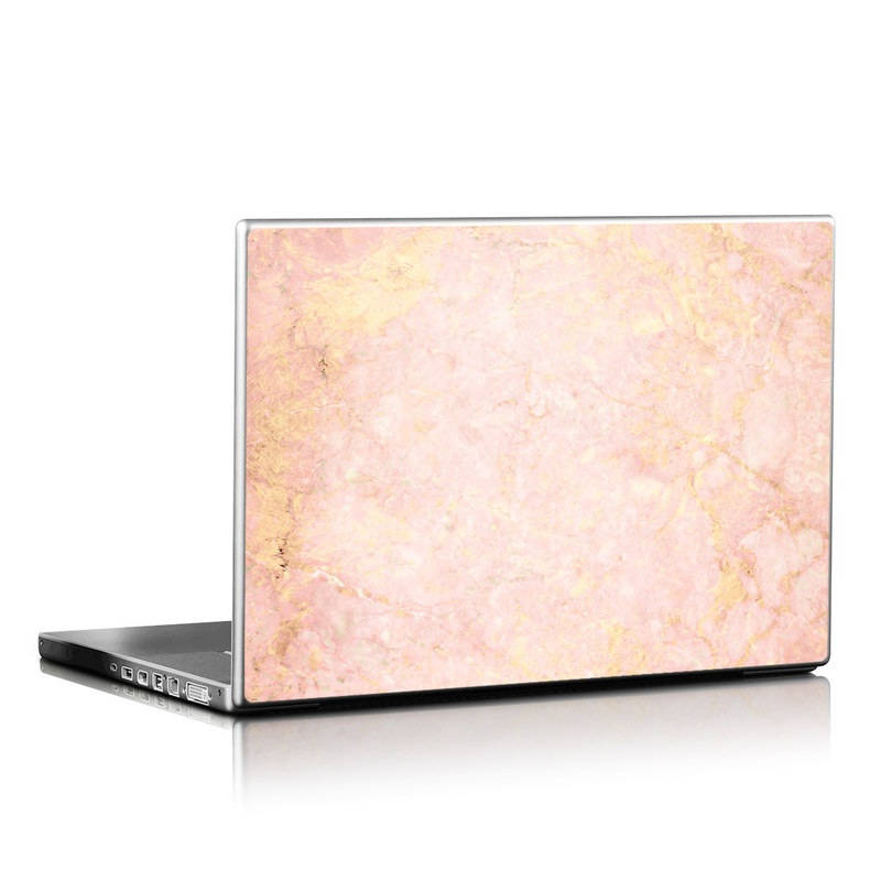 Laptop Rose Gold Marble Background