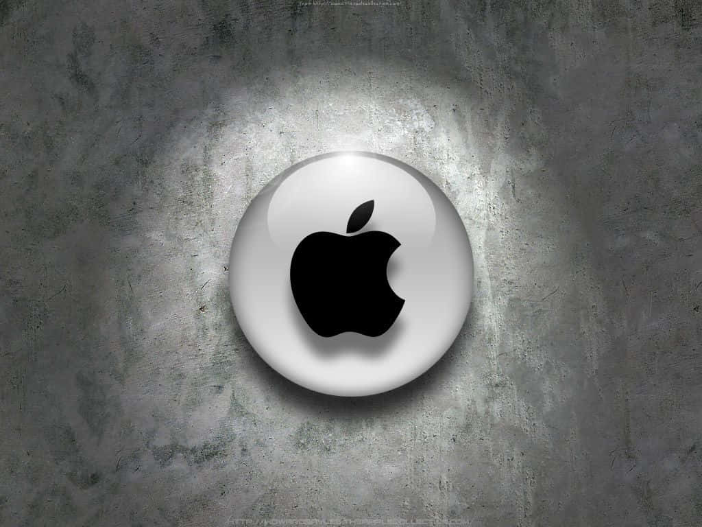 Laptop Stone Apple Logo Background