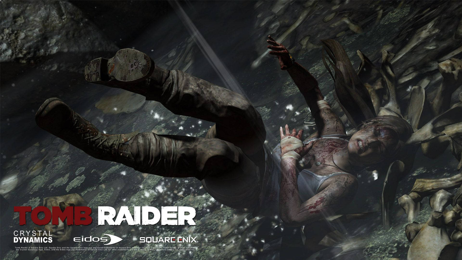 Lara Croft As She Explores The Uncharted Territories Of Tomb Raider 9 Background