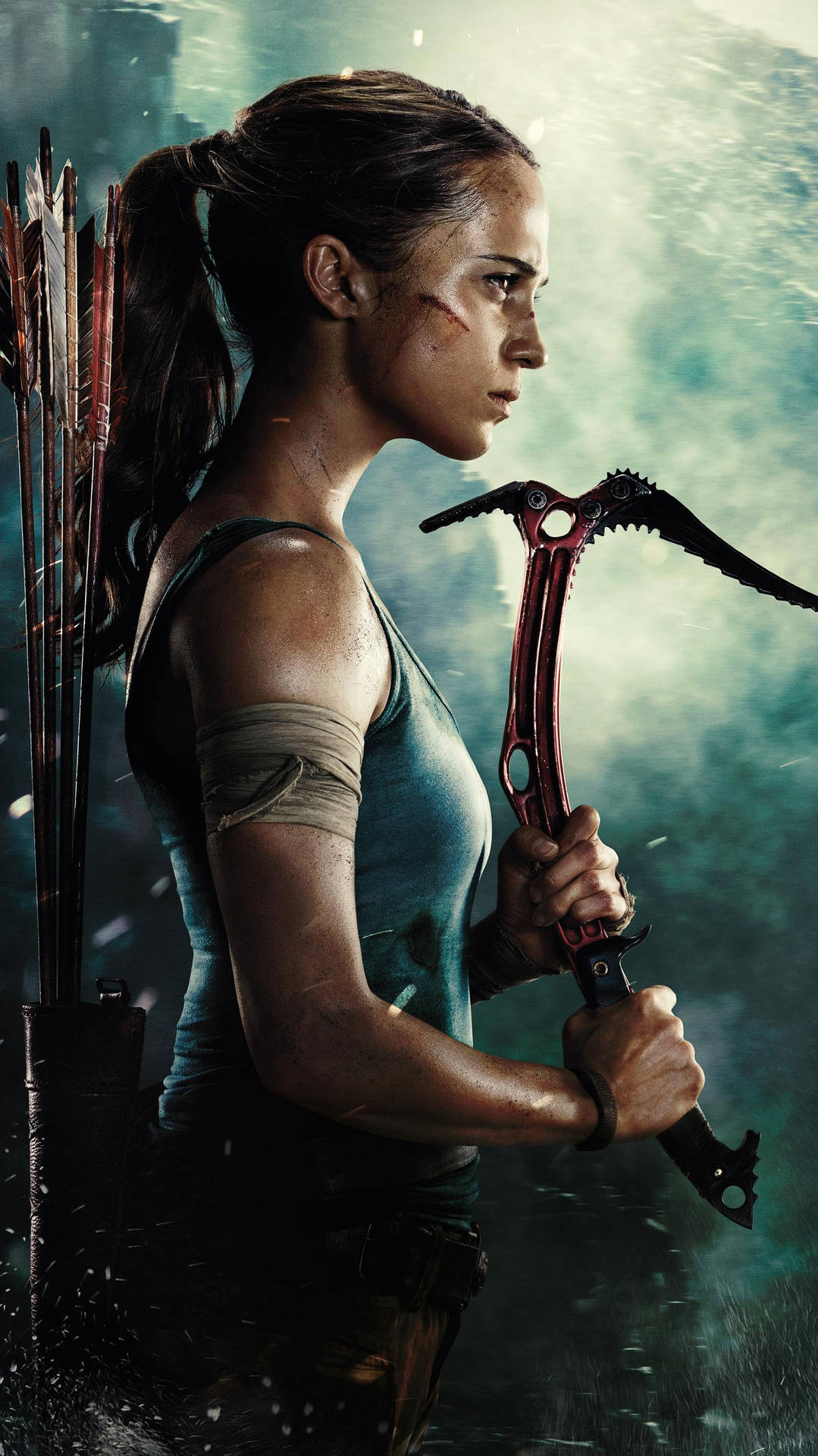 Lara Croft Axe Tomb Raider Iphone