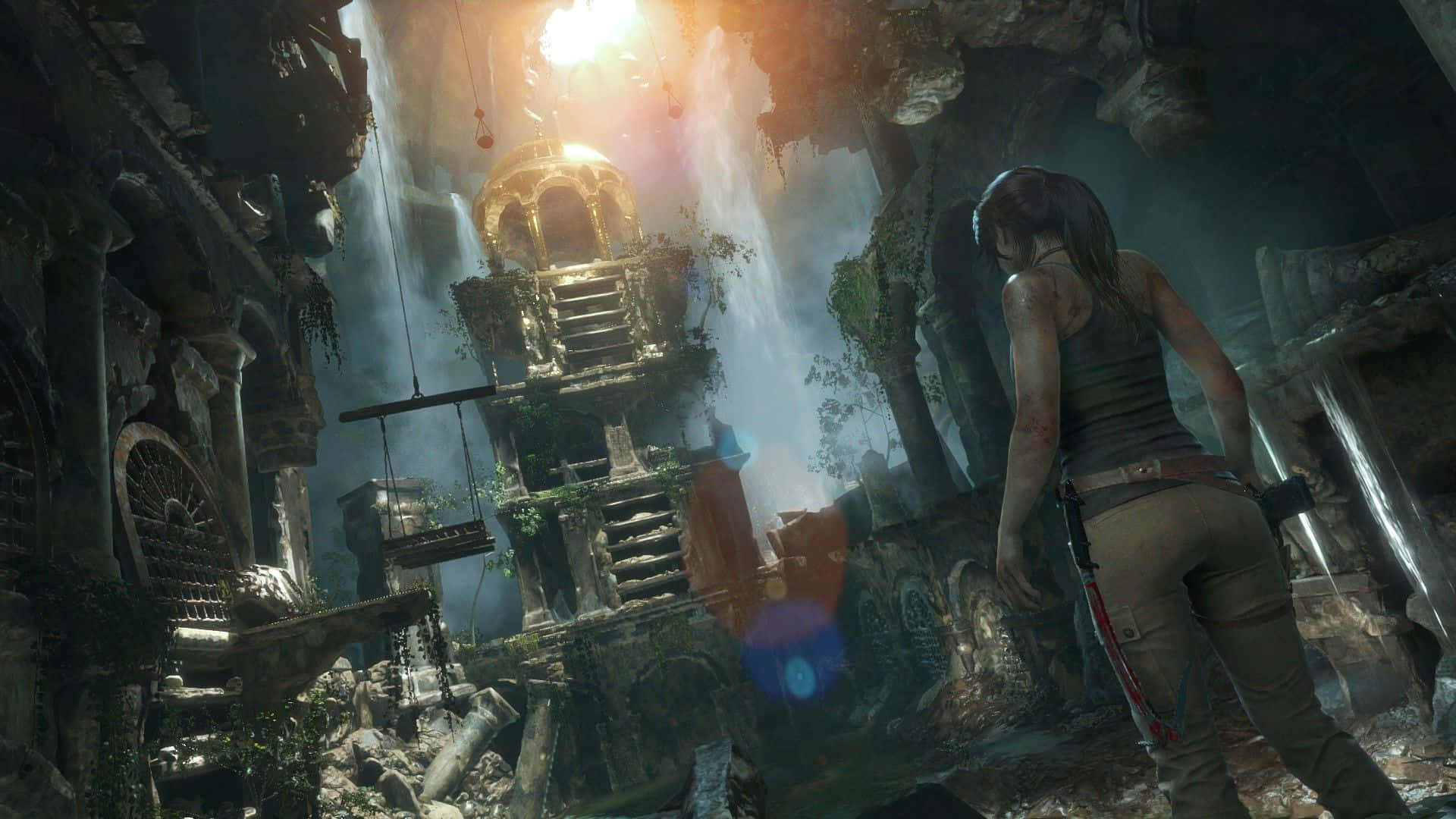 Lara Croft Embarks On A Treacherous Adventure In Rise Of The Tomb Raider. Background