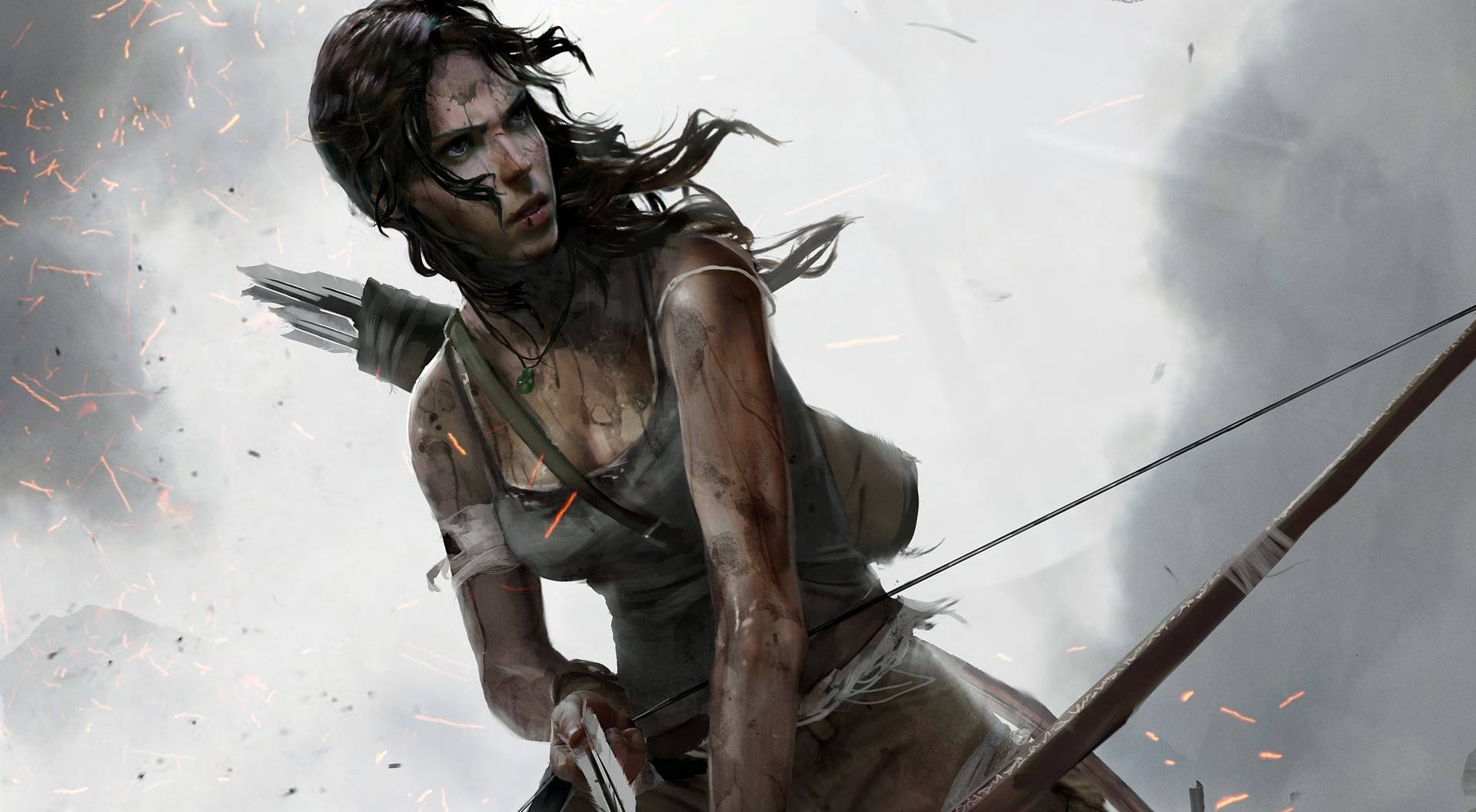 Lara Croft Exploring Her World In Tomb Raider 9