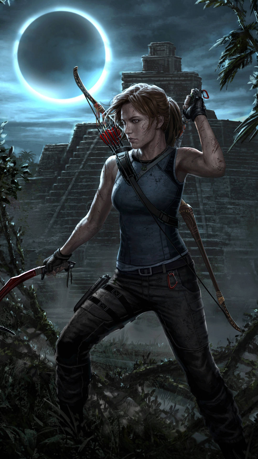 Lara Croft Iphone Ancient Temple Background