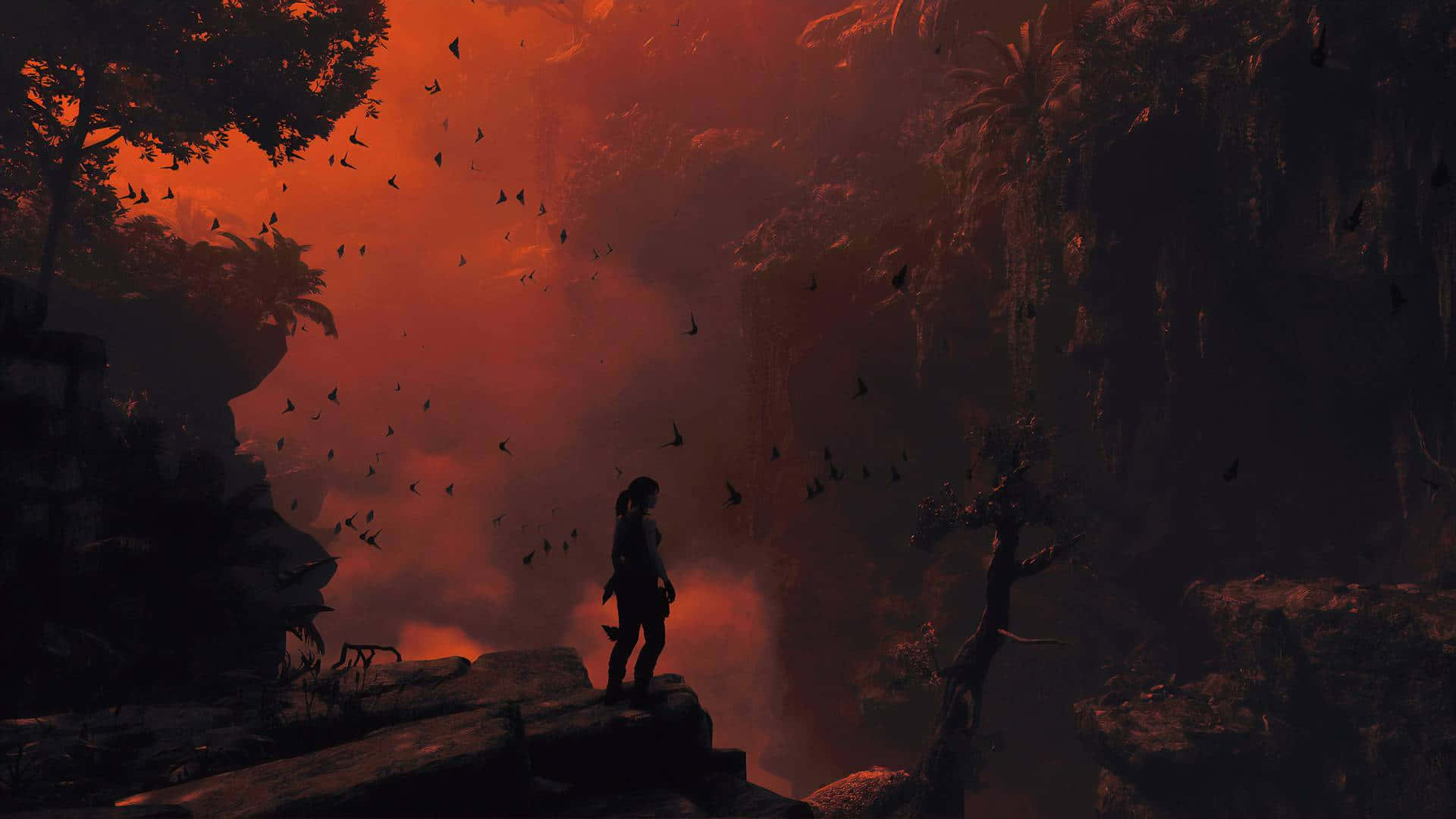 Lara Croft's Adventure In Shadow Of The Tomb Raider Hd Background