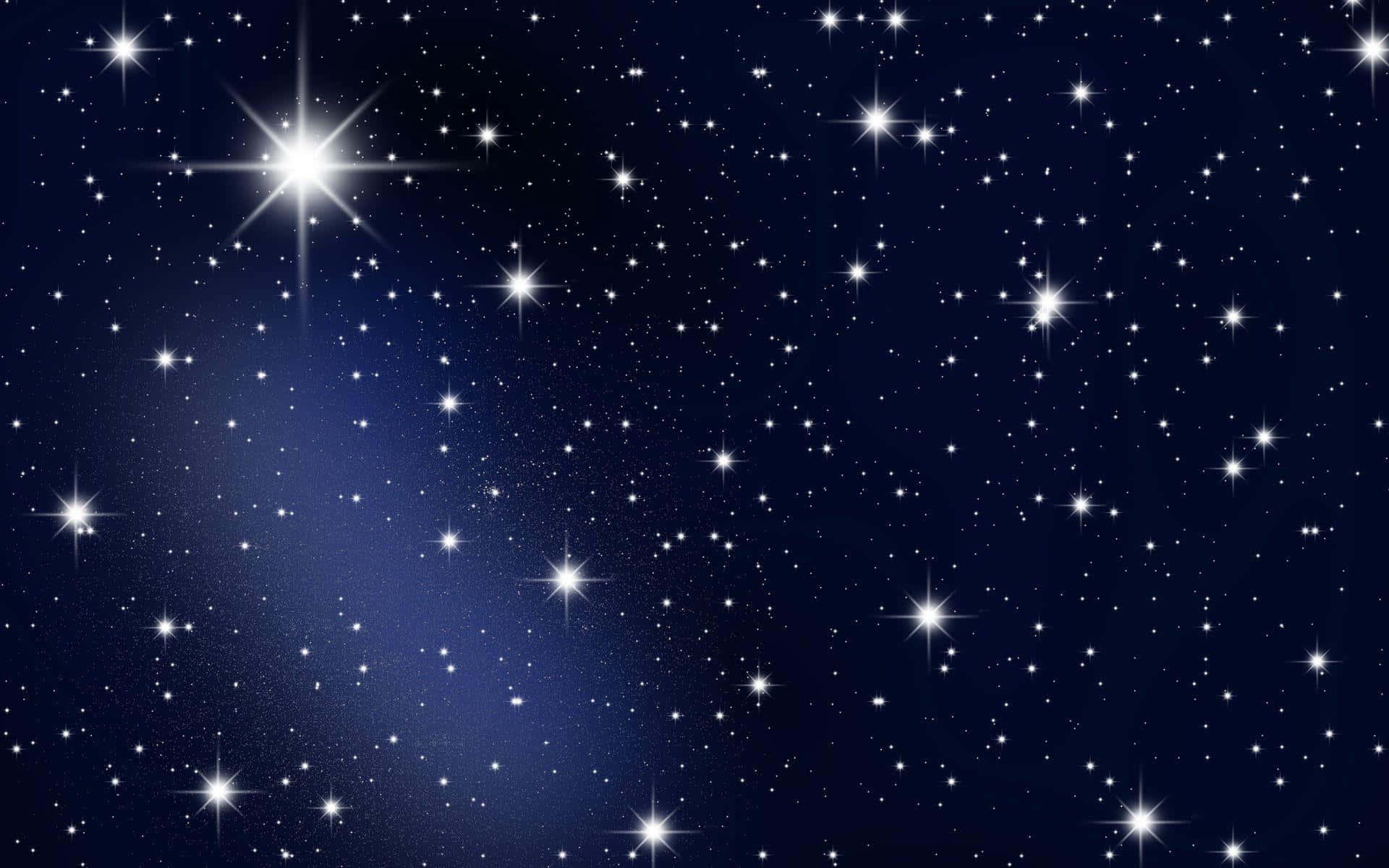 Large Bright Blue Stars Background