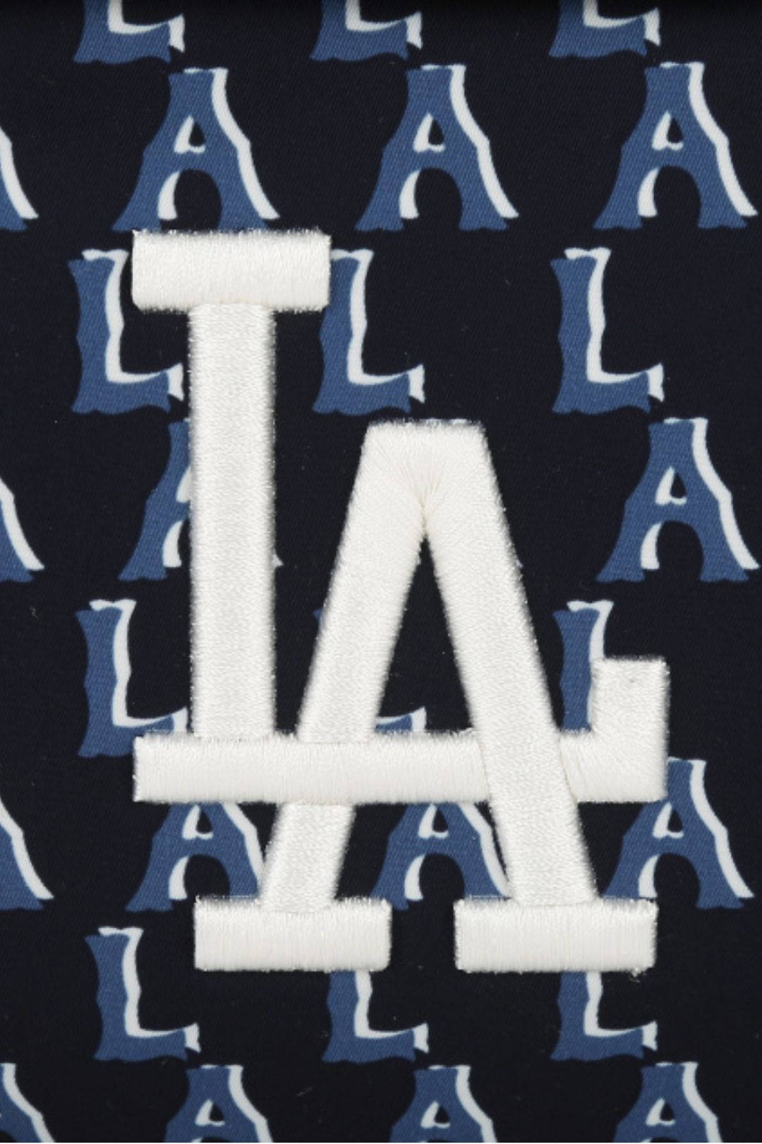 Large Los Angeles Initials Dodgers Logo Background