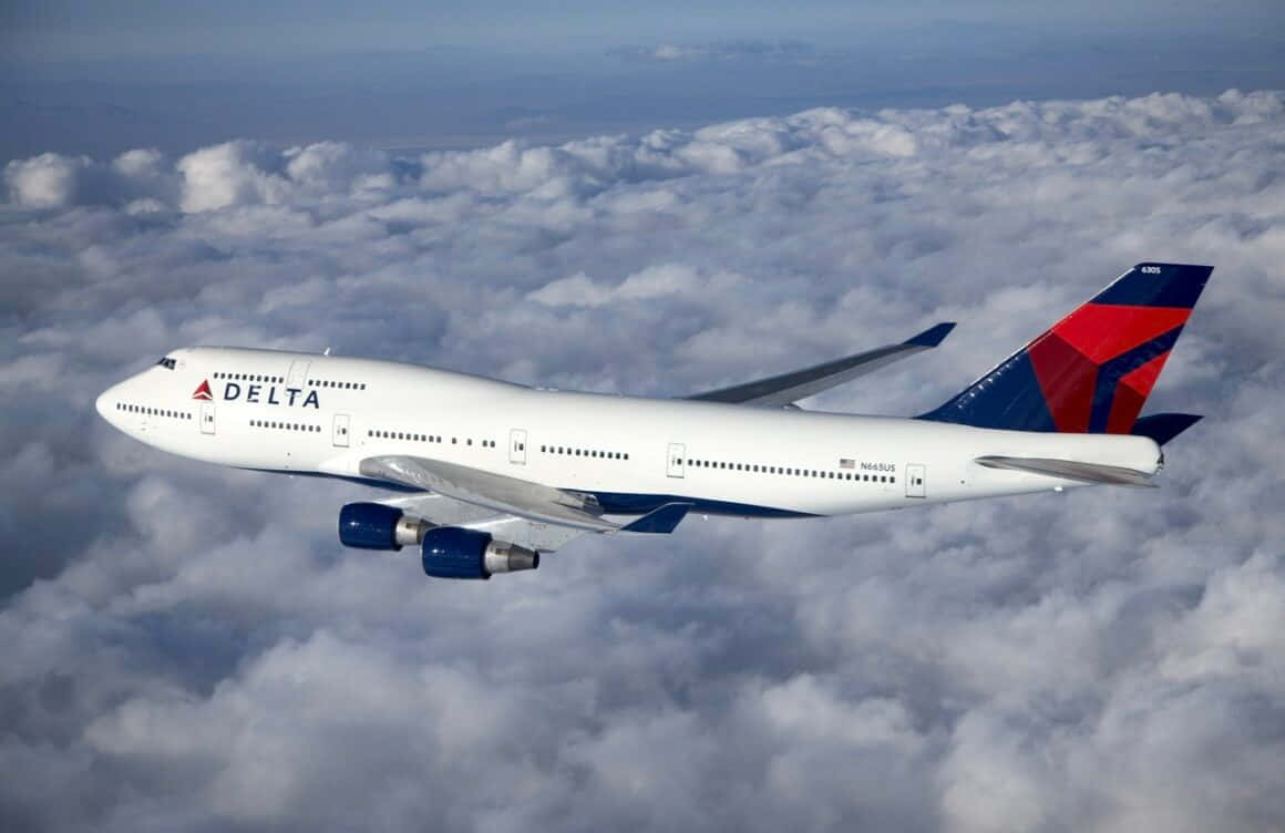 Large Passenger Airliners Taking Flight