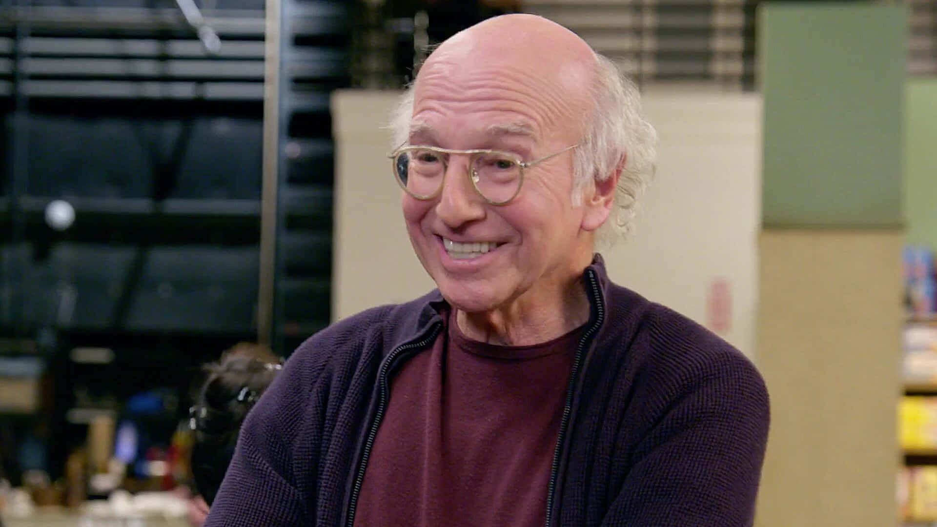 Larry David In His Classic Television Show, 