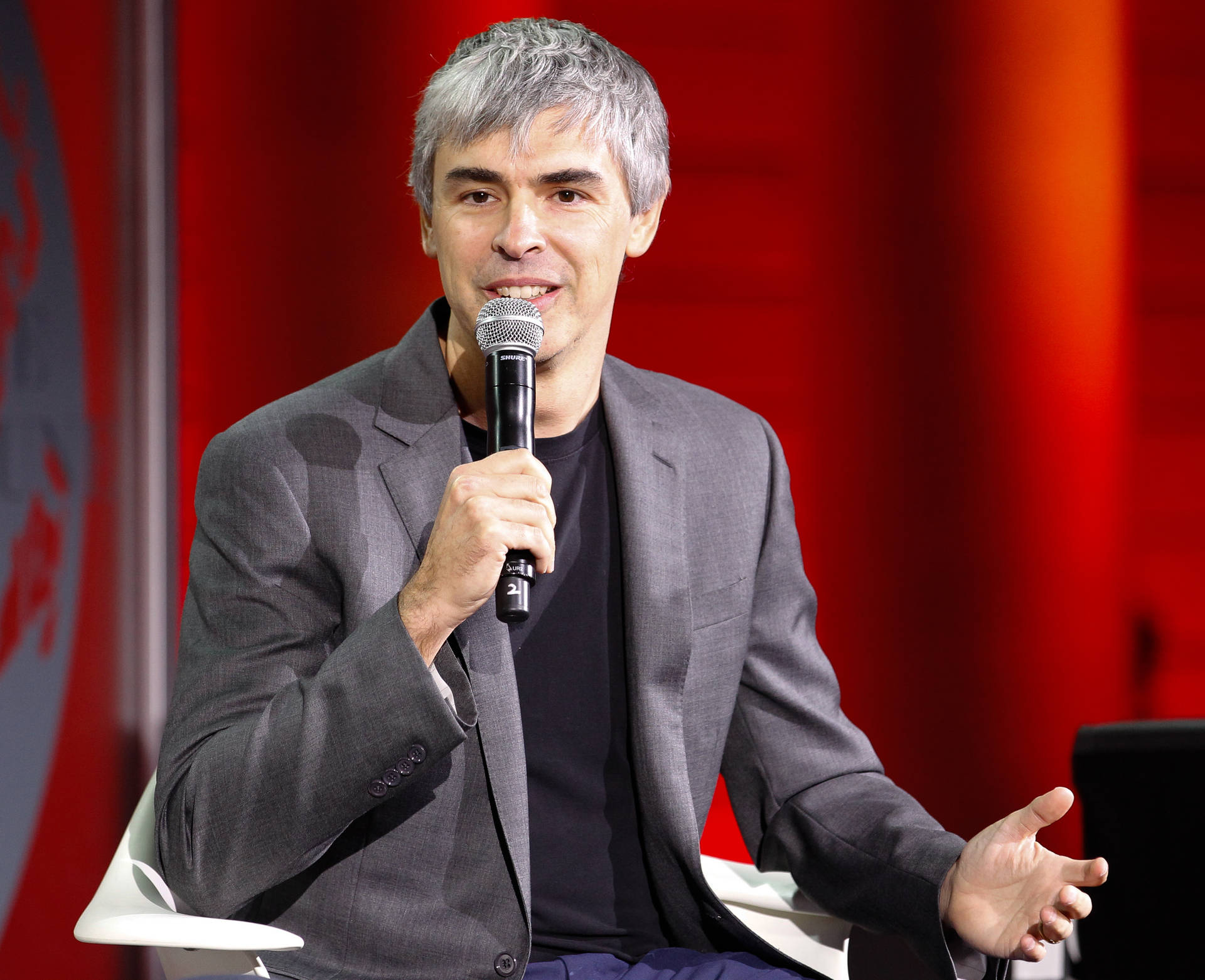 Larry Page 2015 Fortune Global Forum Explanation Photography Background