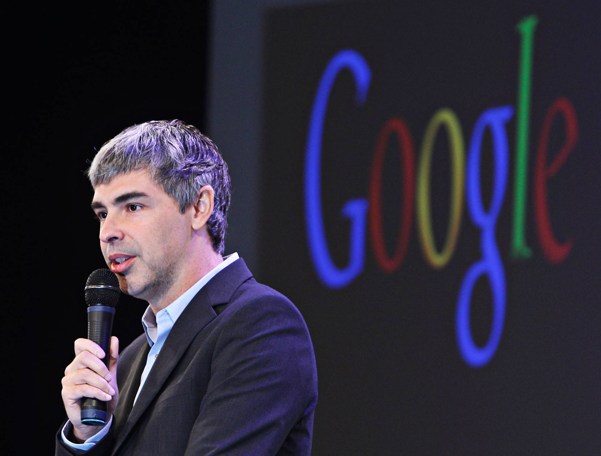 Larry Page Google Forum Photography 2012 Background