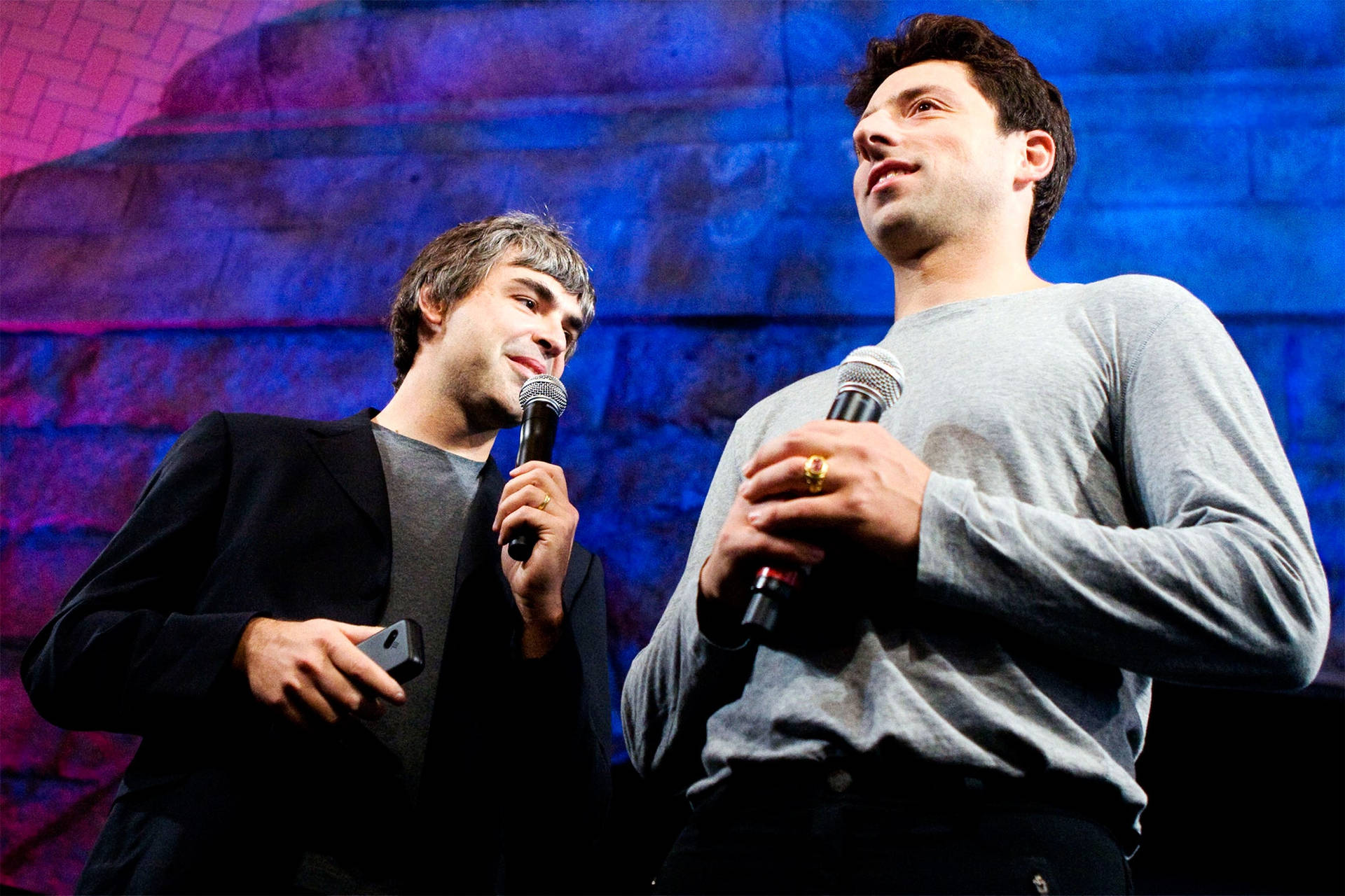 Larry Page Sergey Brin 2008 Photography