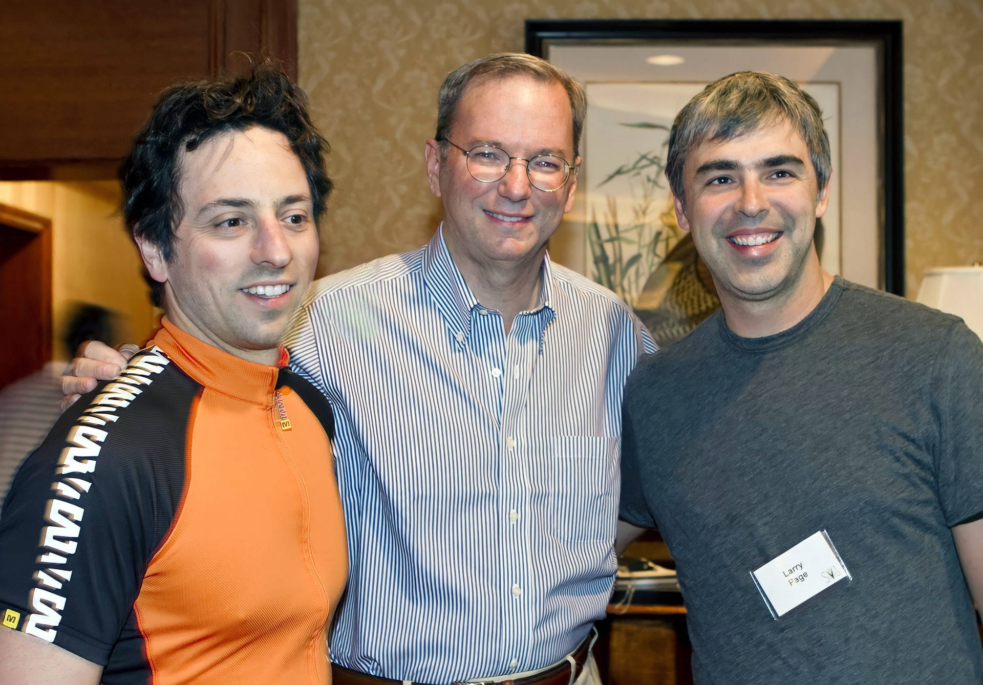 Larry Page Sergey Brin Eric Schmidt