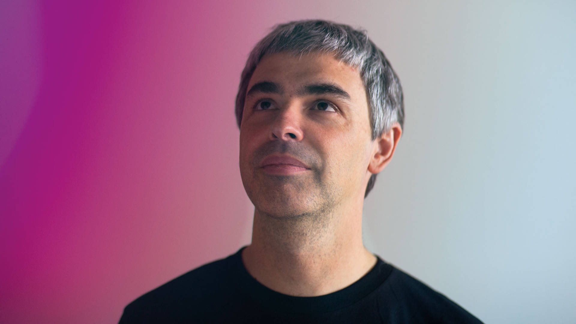 Larry Page Tech Billionaire Ombre Digital Photo Edit