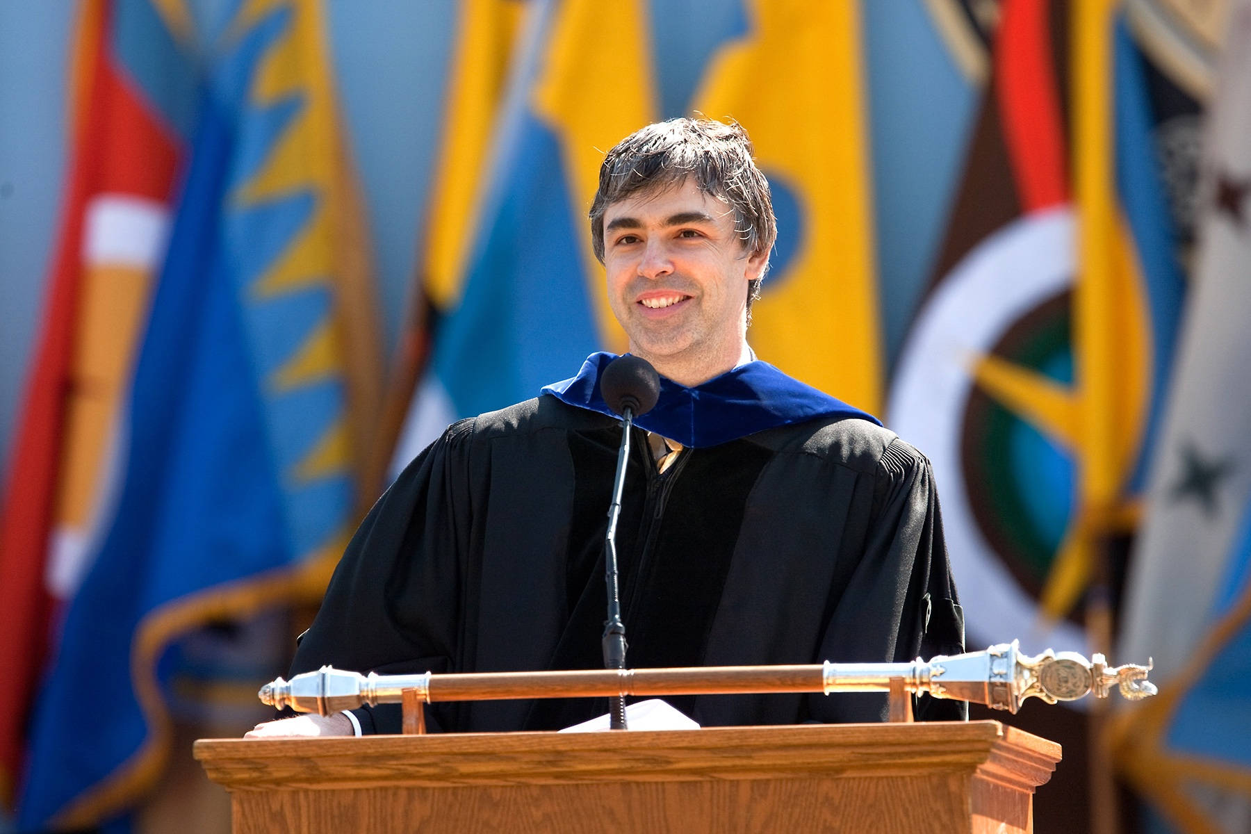 Larry Page University Of Michigan 2009 Commencement Speech Background