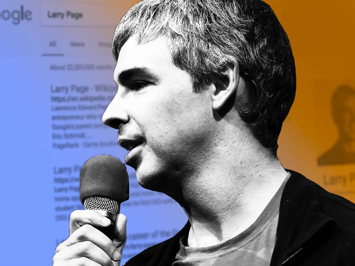 Larry Page Us Billionaire Digital Photo Edit