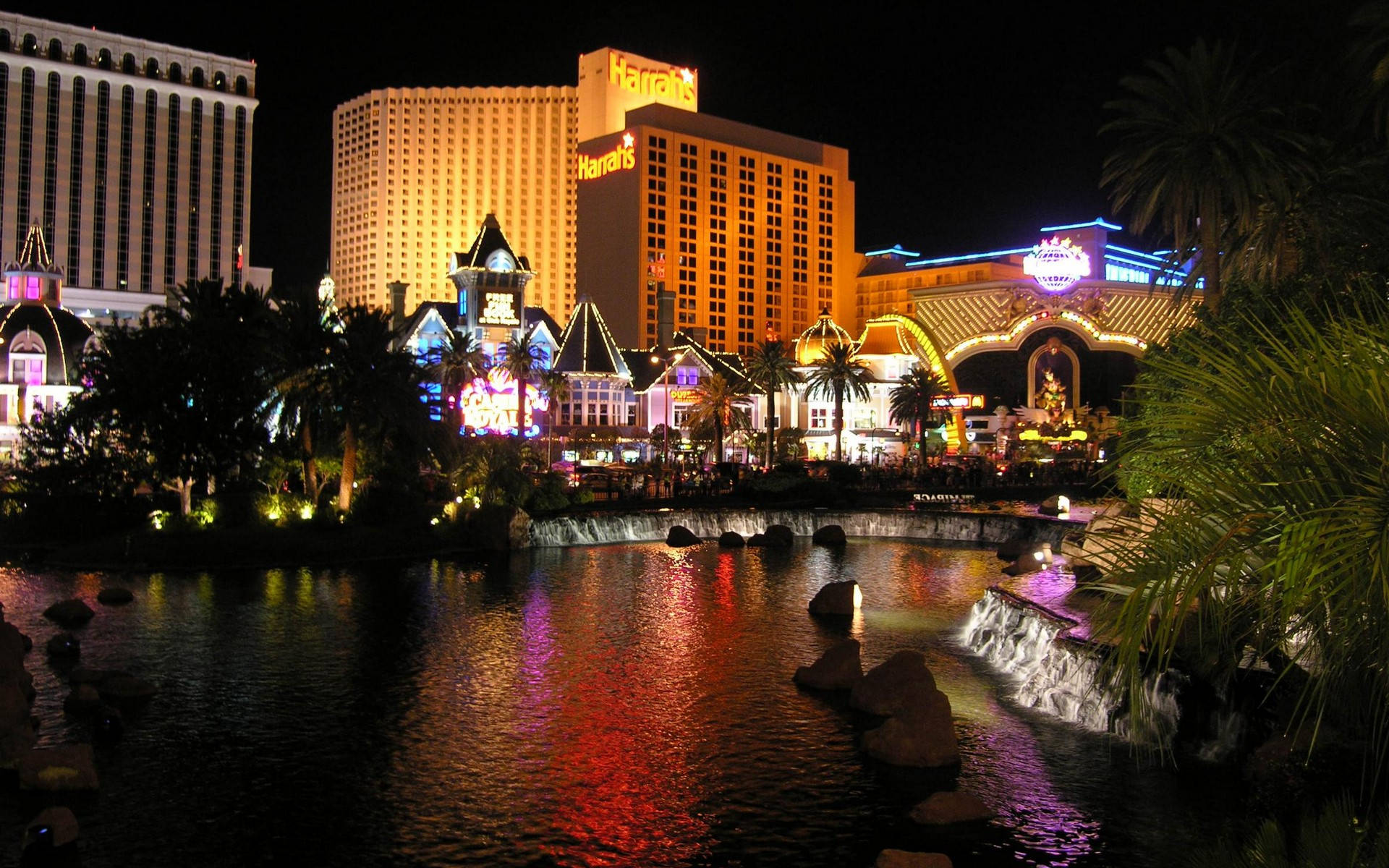 Las Vegas Harrah's Hotel And Casino Background
