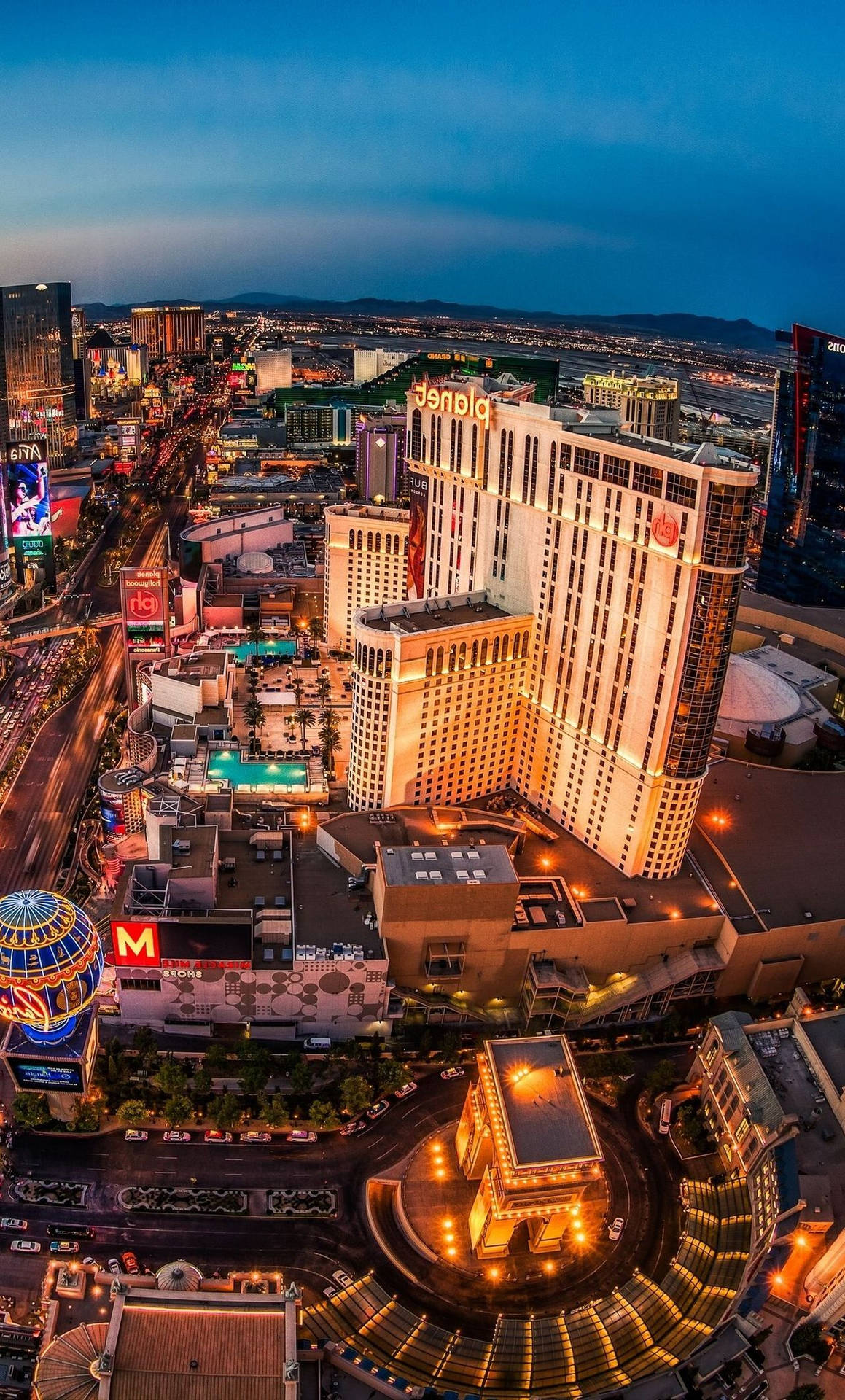 Las Vegas Iphone Aerial City